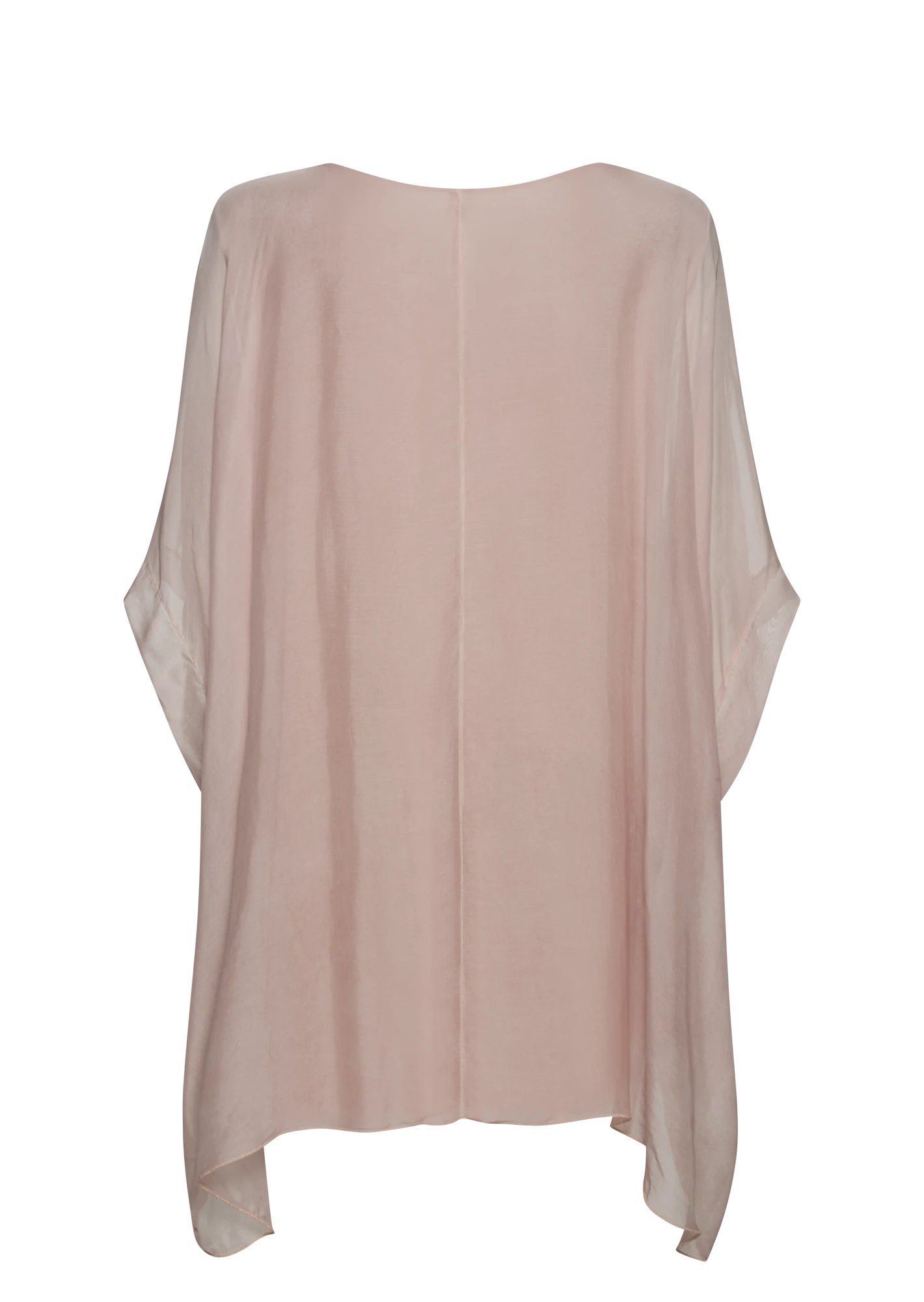 fließende Bluse, rosenholz