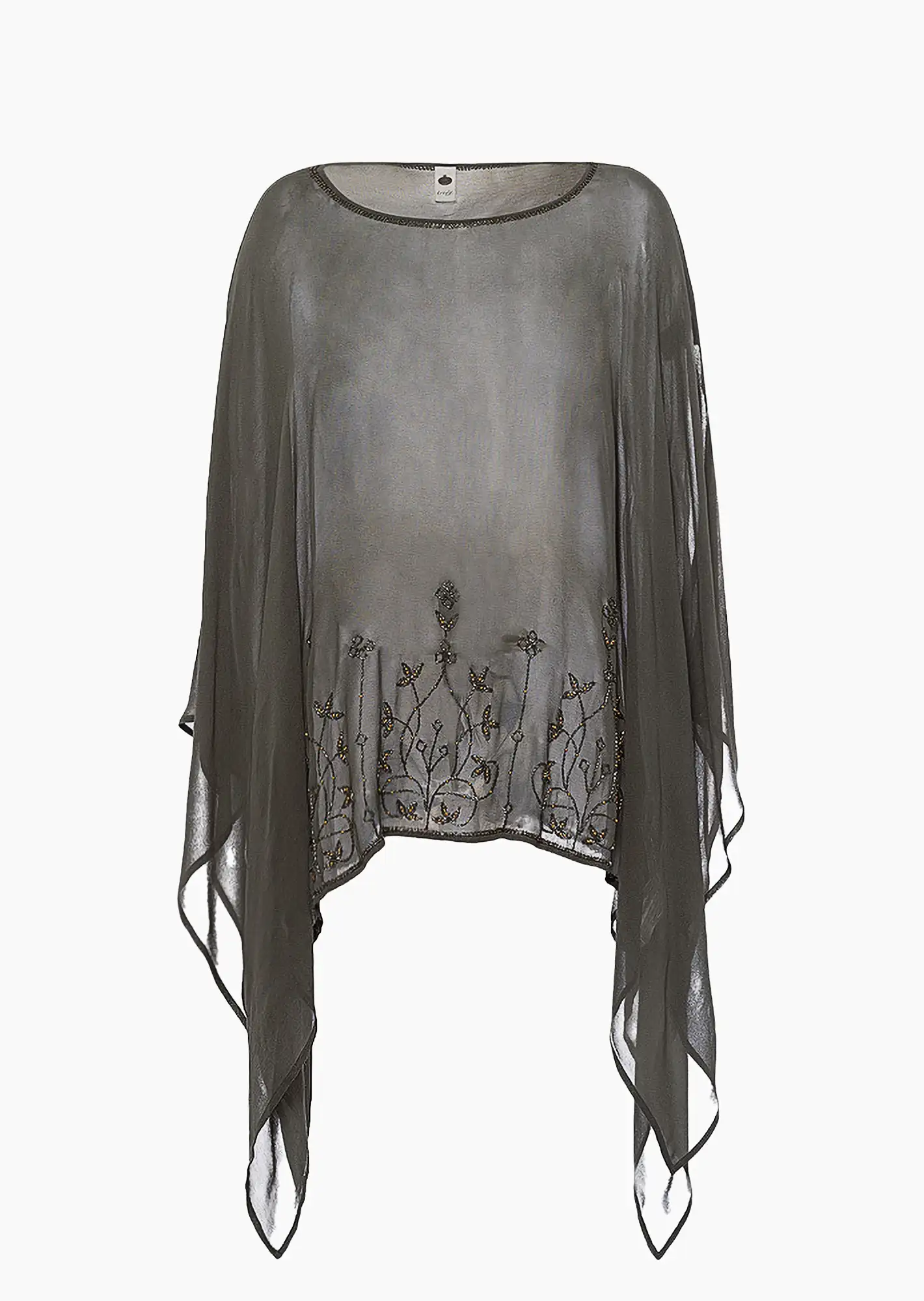 Poncho, oliv