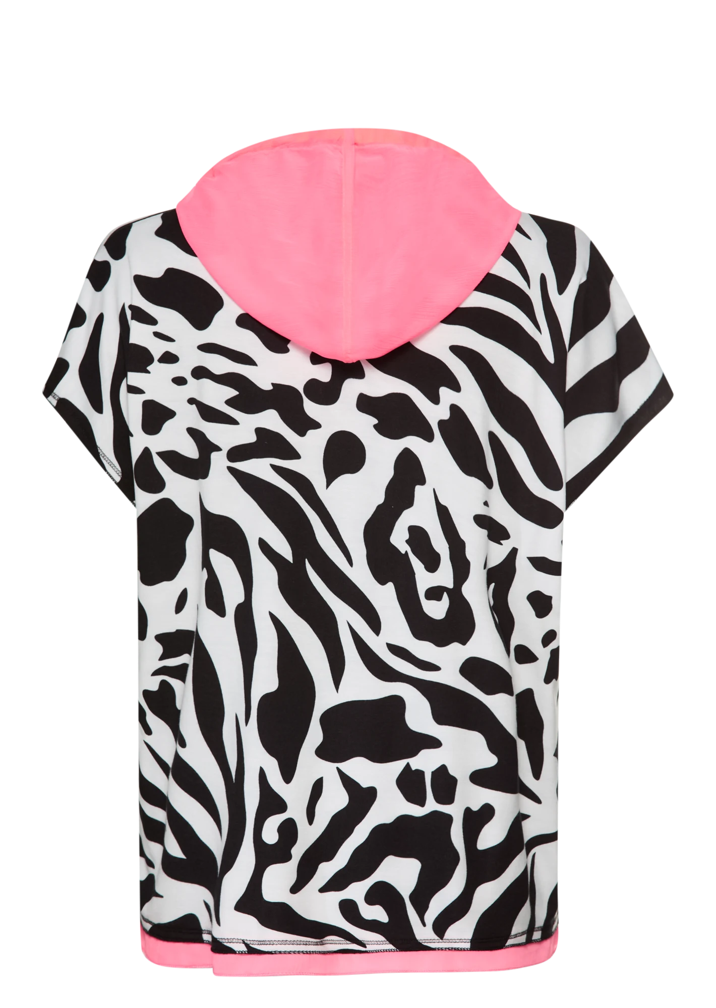 Shirt 'Wild soul', schwarz-weiß 