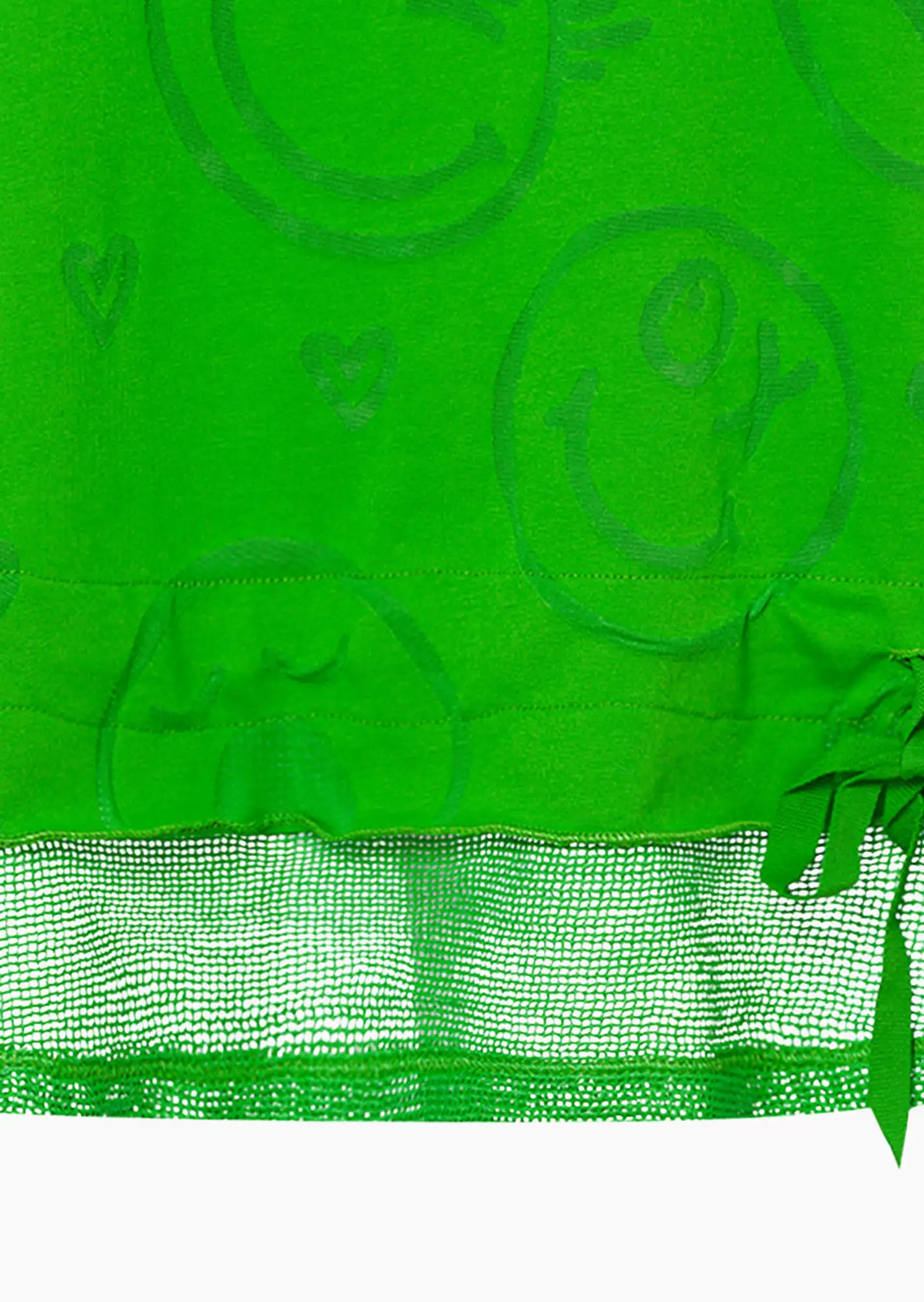 Shirt 'WOW!', neongrün