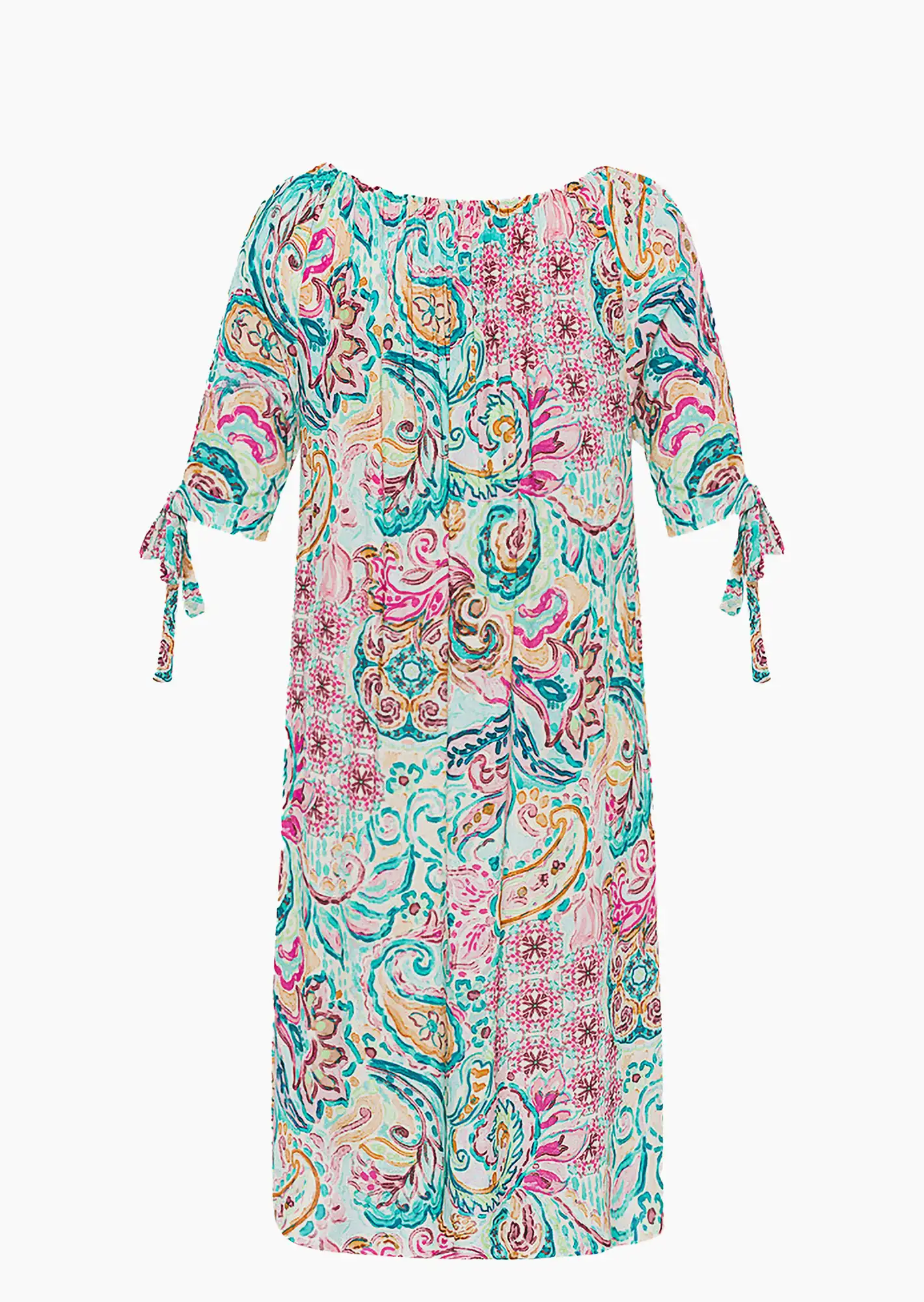Kleid im Alloverprint, bunt