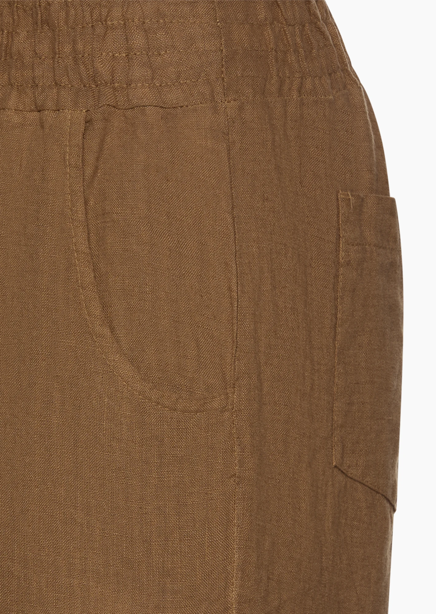 Leinenhose, cappuccino