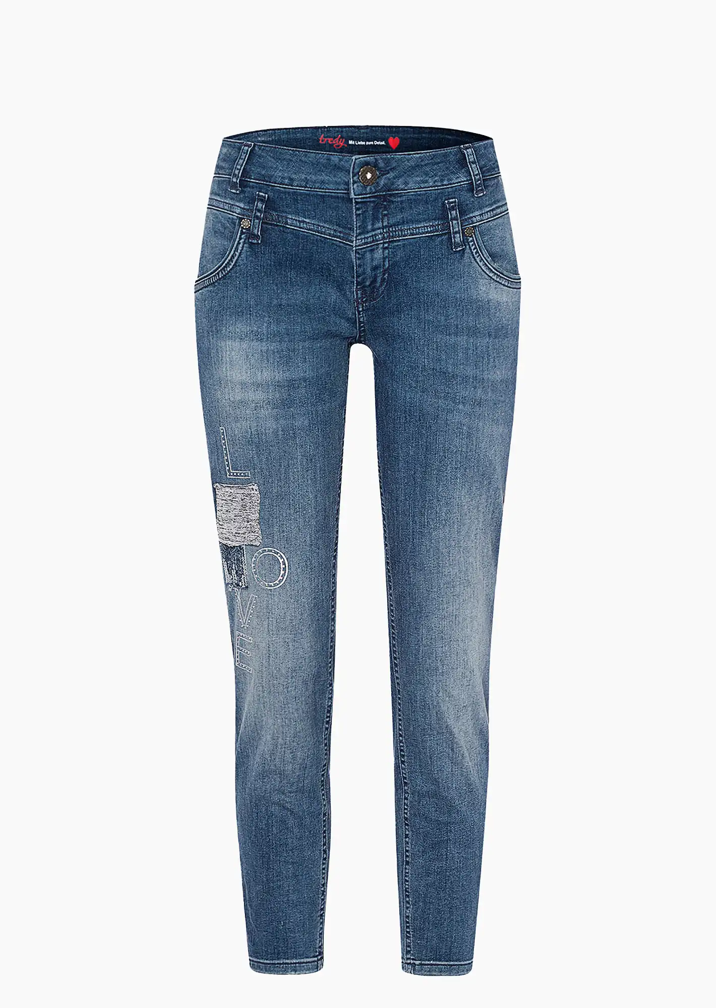 Jeans 'Love', blue denim