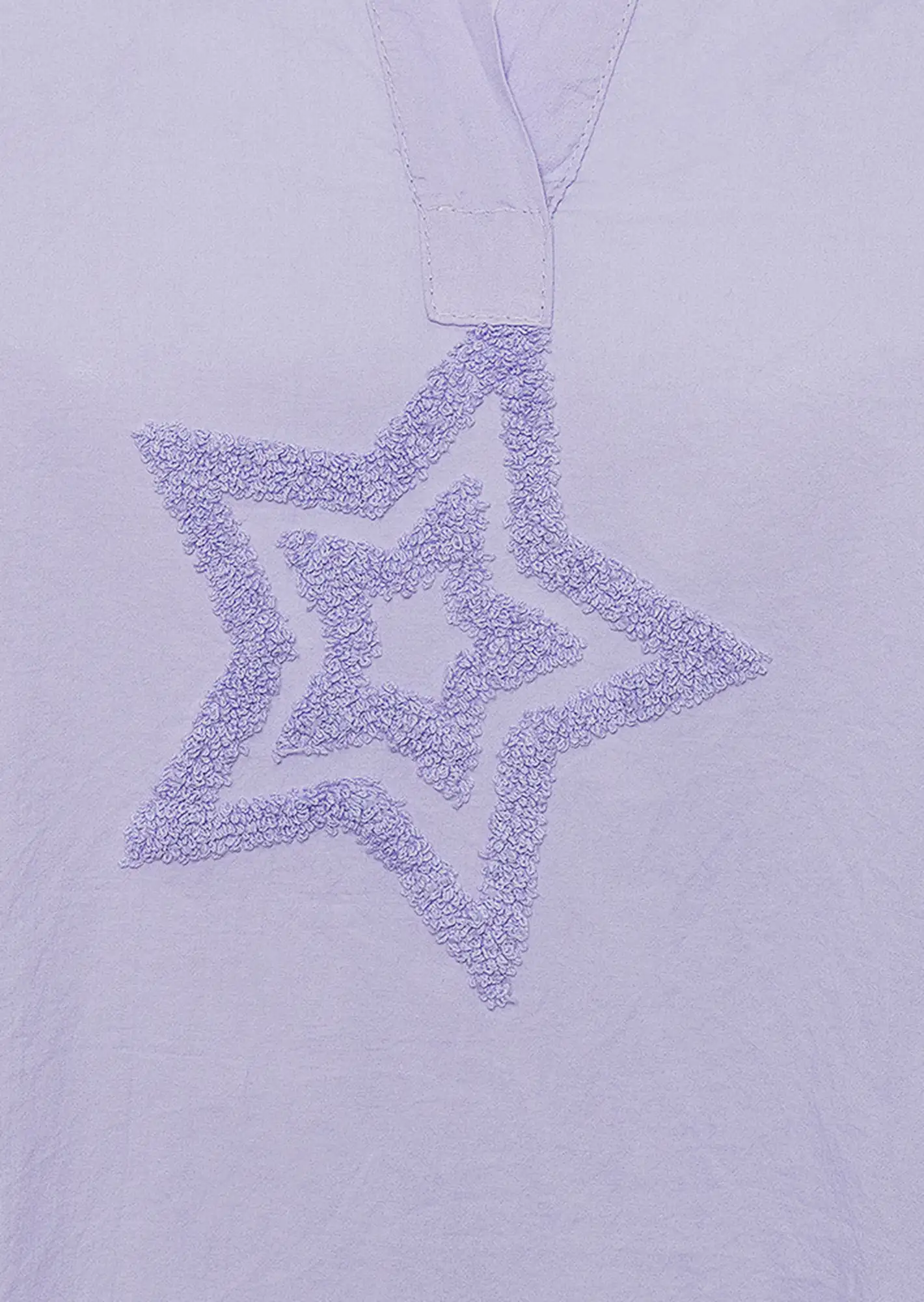 Bluse mit Sternen, flieder