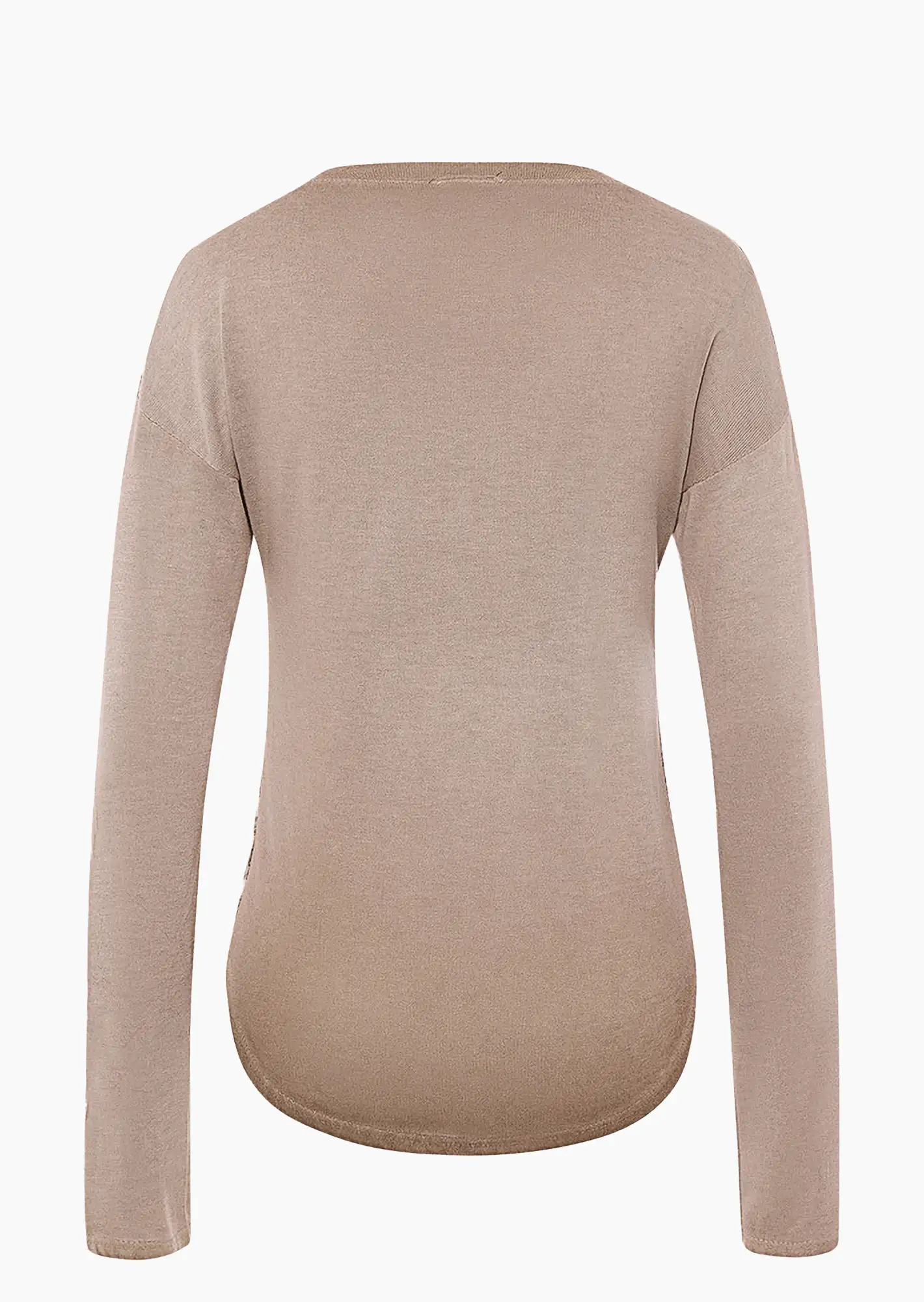 Langarmshirt mit Schimmer, treibholz