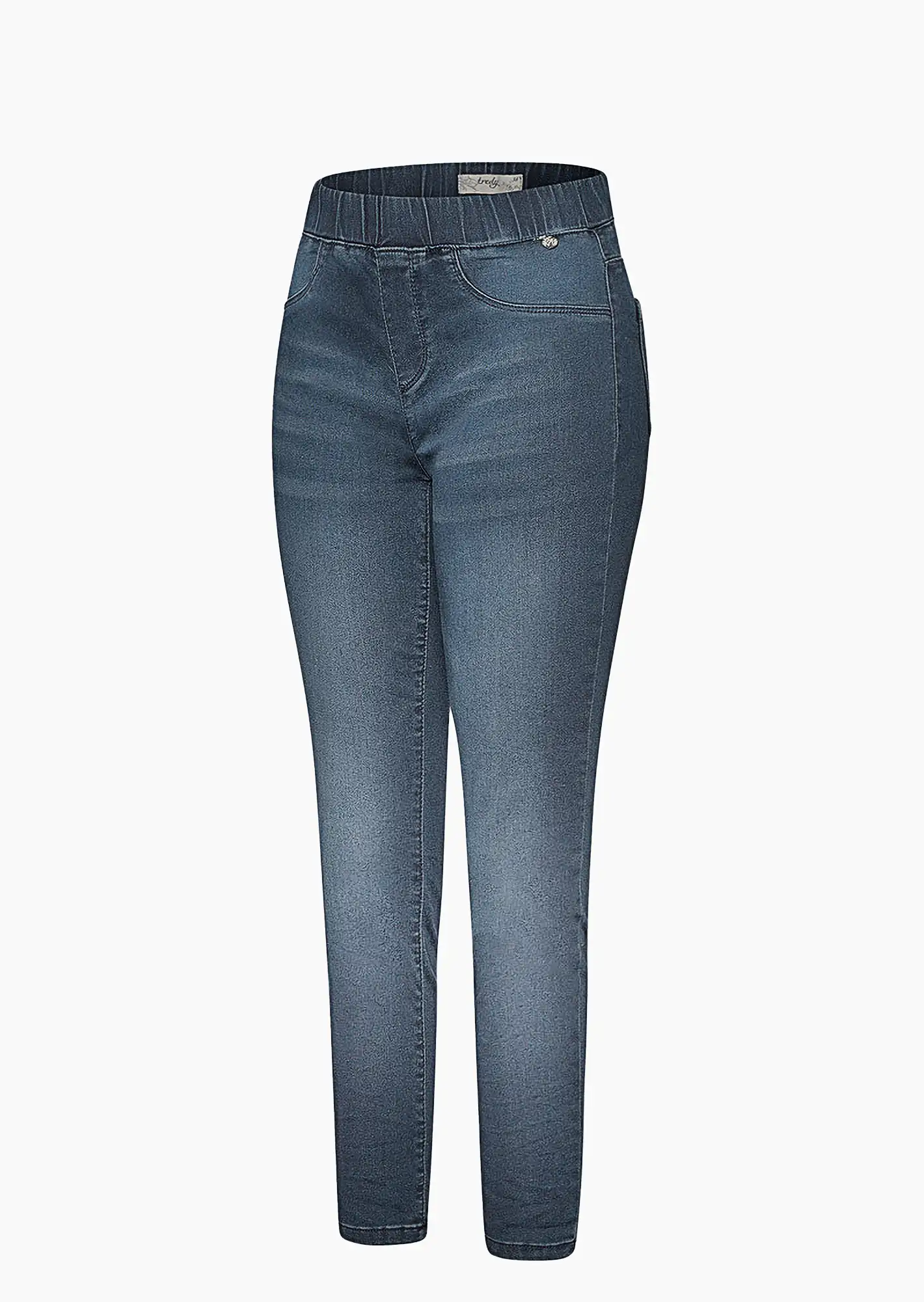 Jeggings, blue black denim