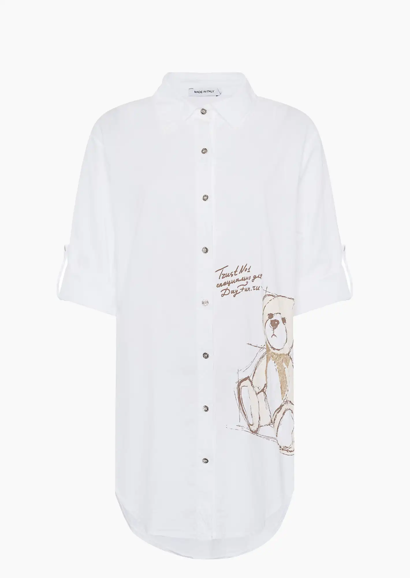 Bluse 'Bärchen', weiß
