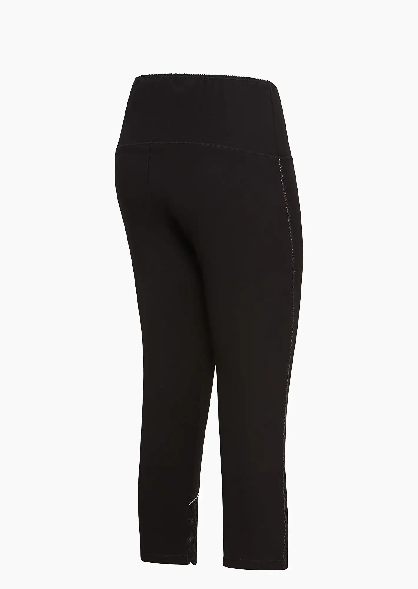 Leggings mit Spitze, schwarz