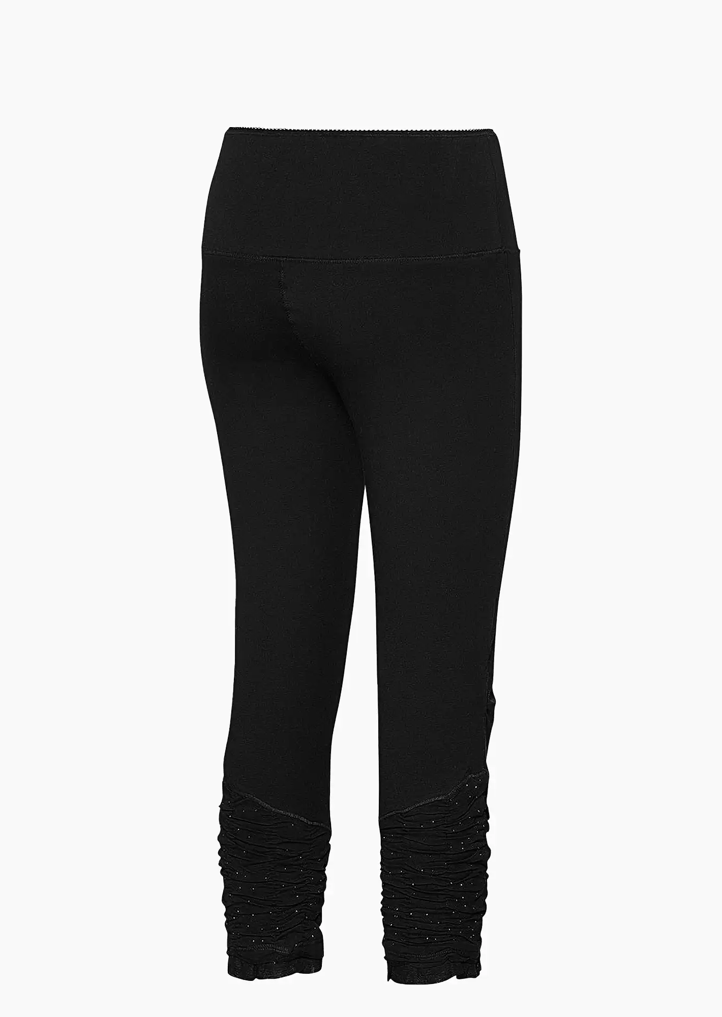 Leggings mit Ziersteinen, schwarz