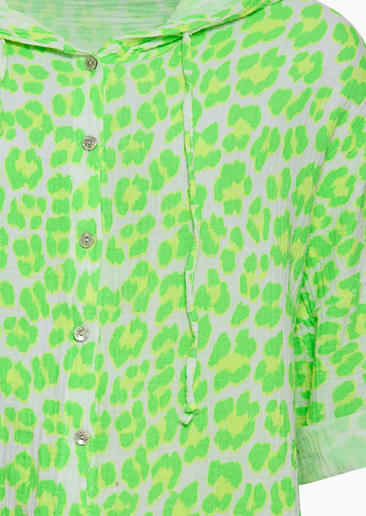Musselin-Bluse, neongrün
