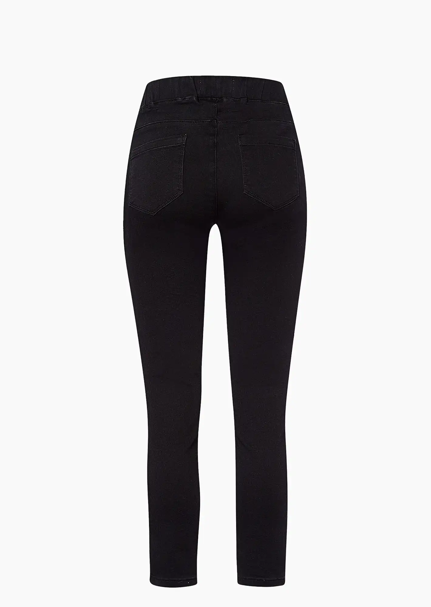 Jeggings mit Ziersteinen, schwarz