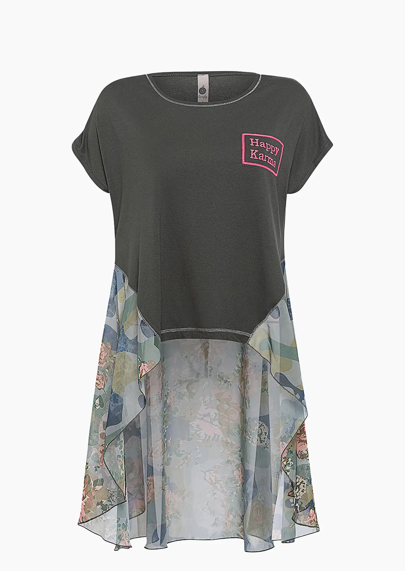 Shirt 'Karma', oliv