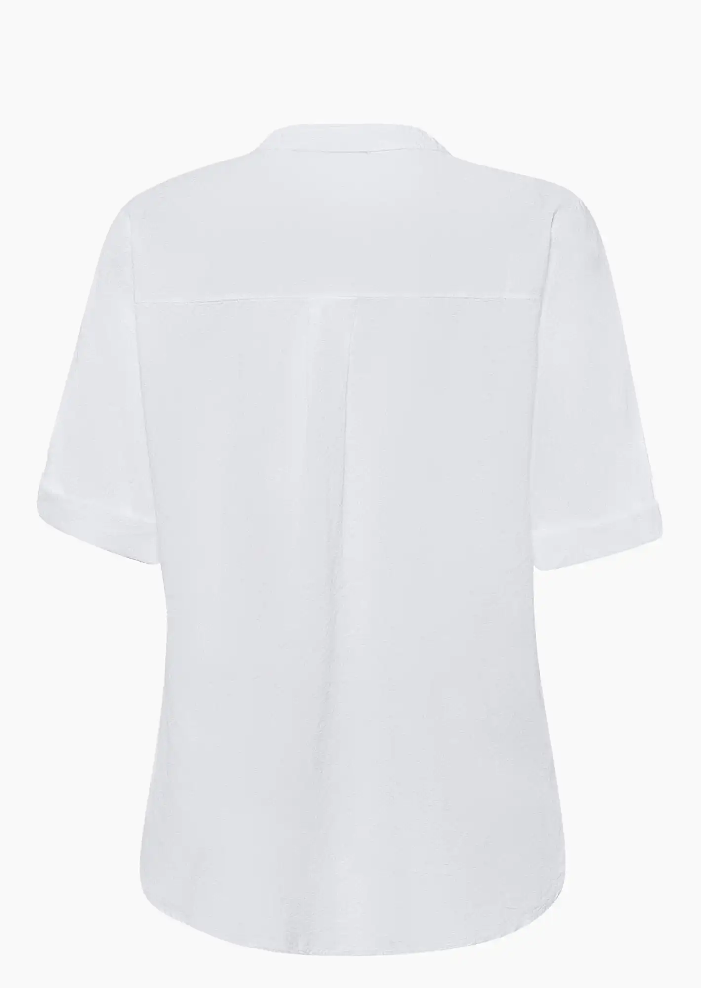 Bluse mit Stickerei, weiß