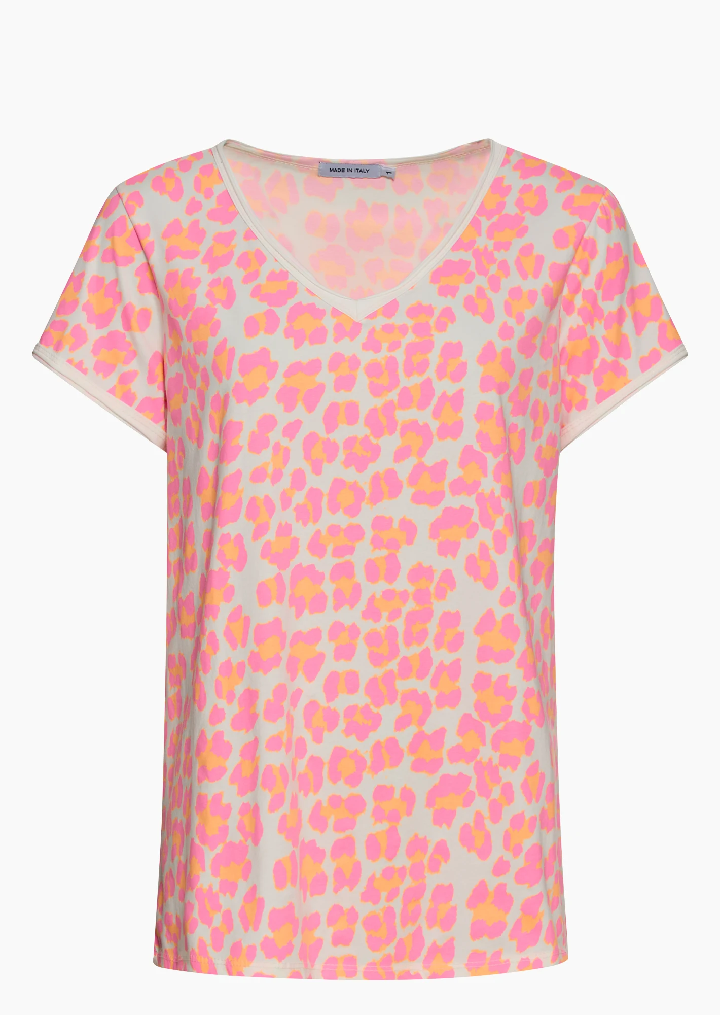 Shirt im Alloverprint,weiß-neon