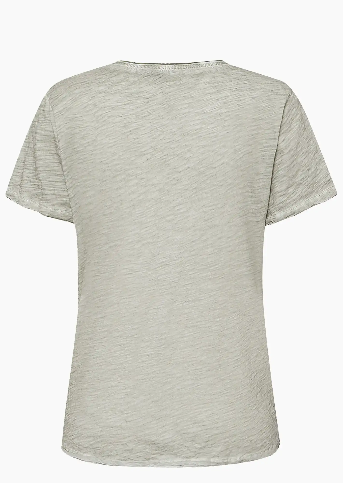 Shirt mit Lettering, salbei