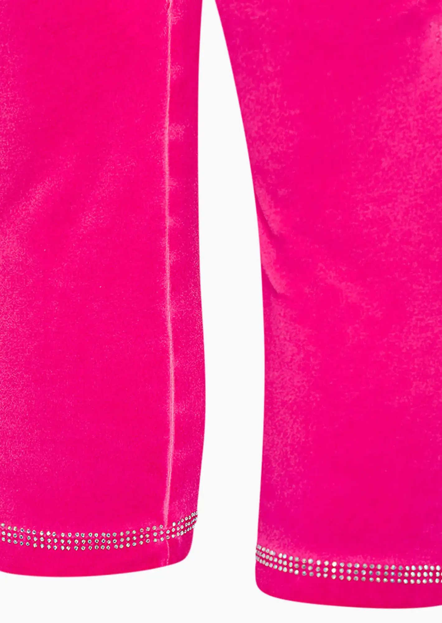 Capri-Leggings mit Ziersteinen, very berry