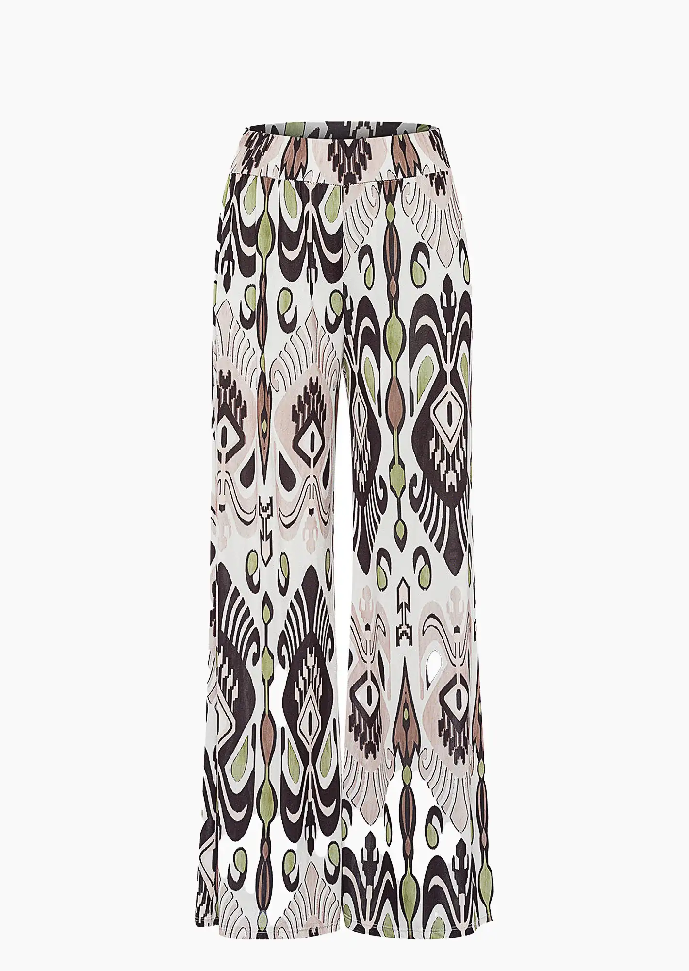 Culotte gemustert, khaki