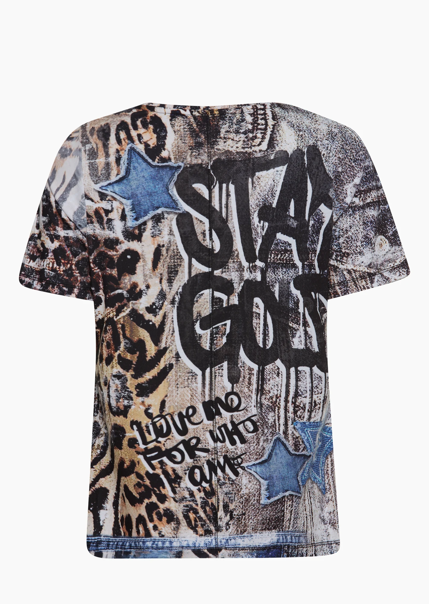 Shirt 'love me', denim 