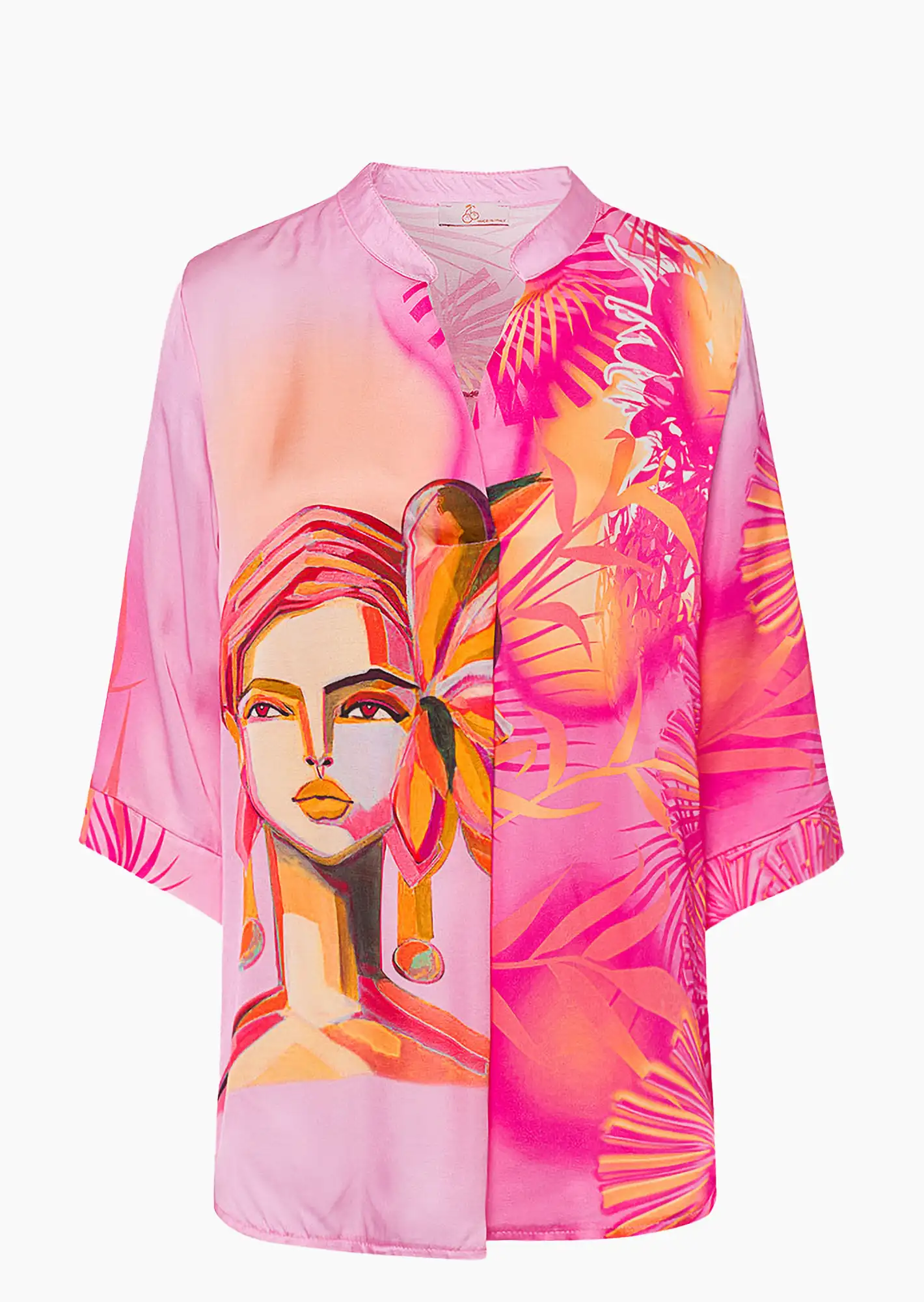 Satin-Bluse 'Frida', very berry
