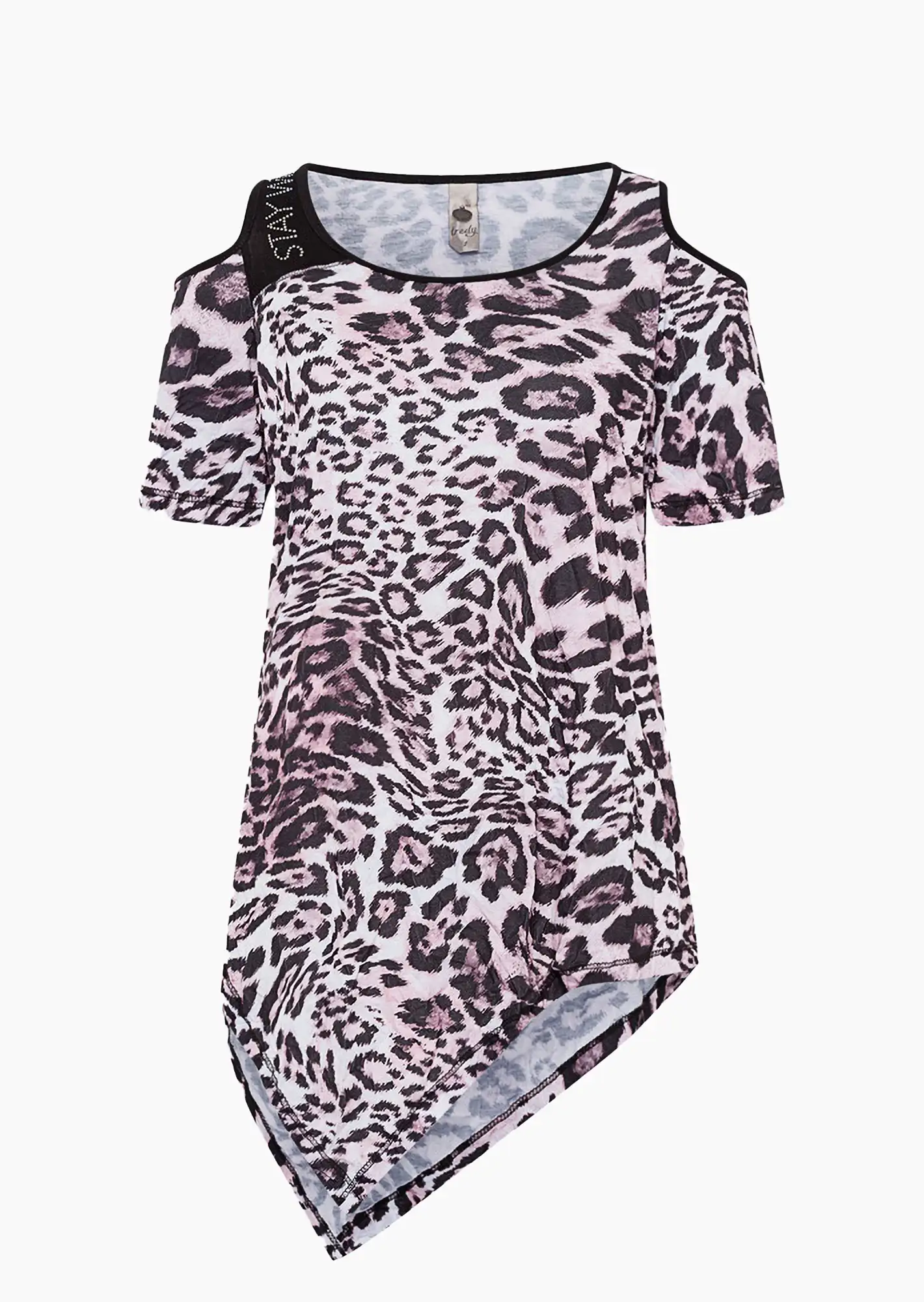 Shirt mit Cut-Outs, rosenholz