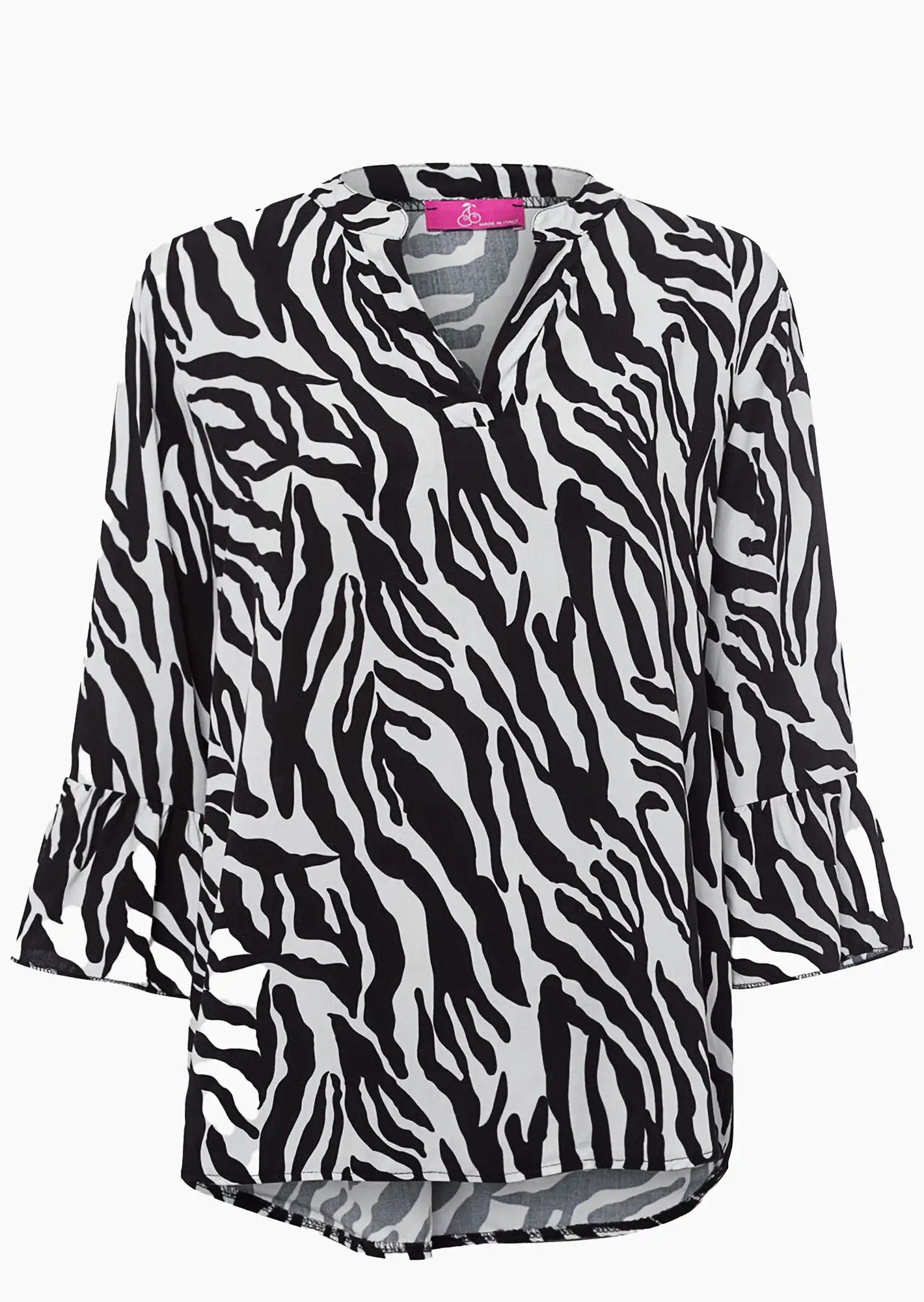 Bluse Animal, schwarz