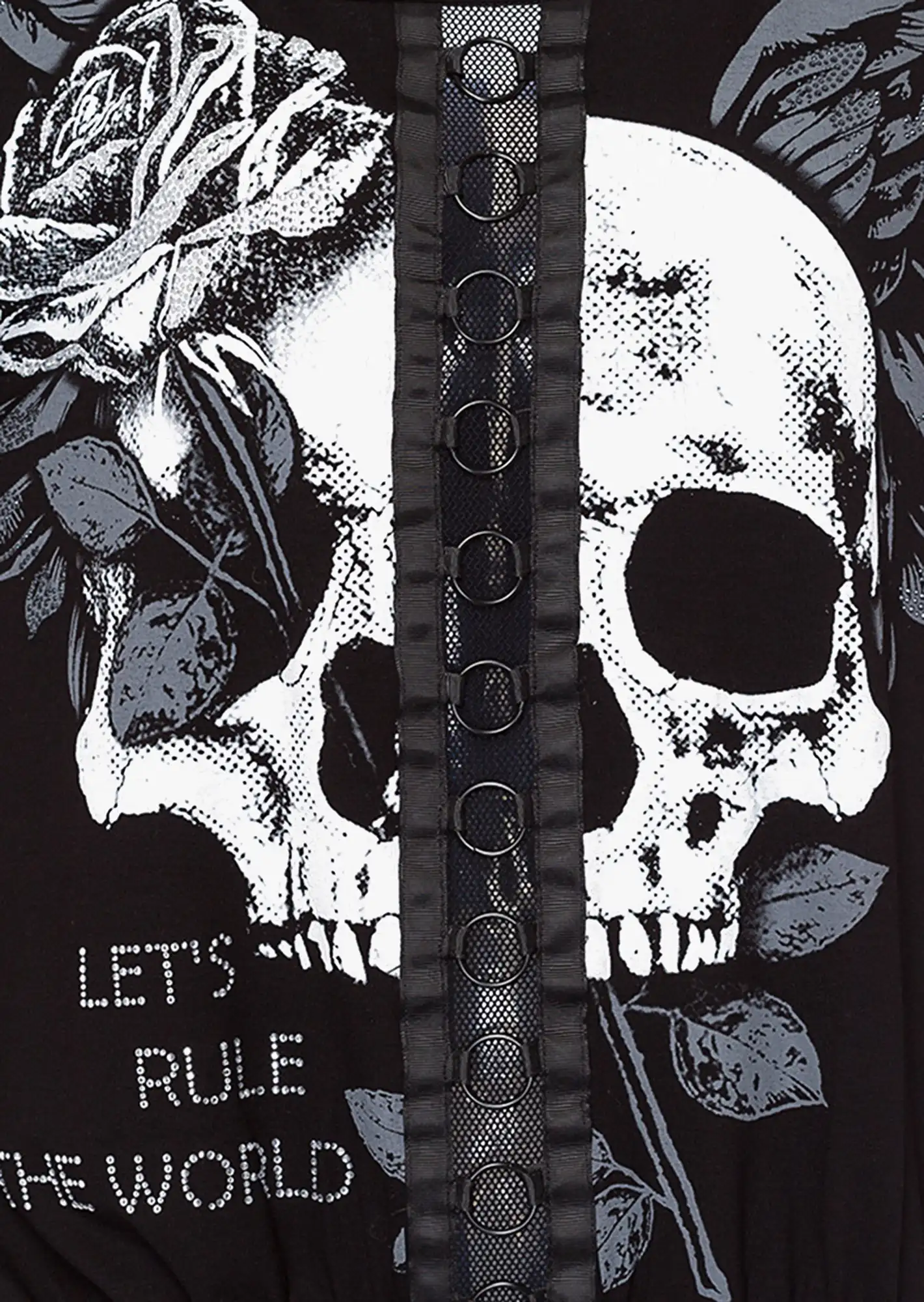 Shirt 'Rule the world', schwarz