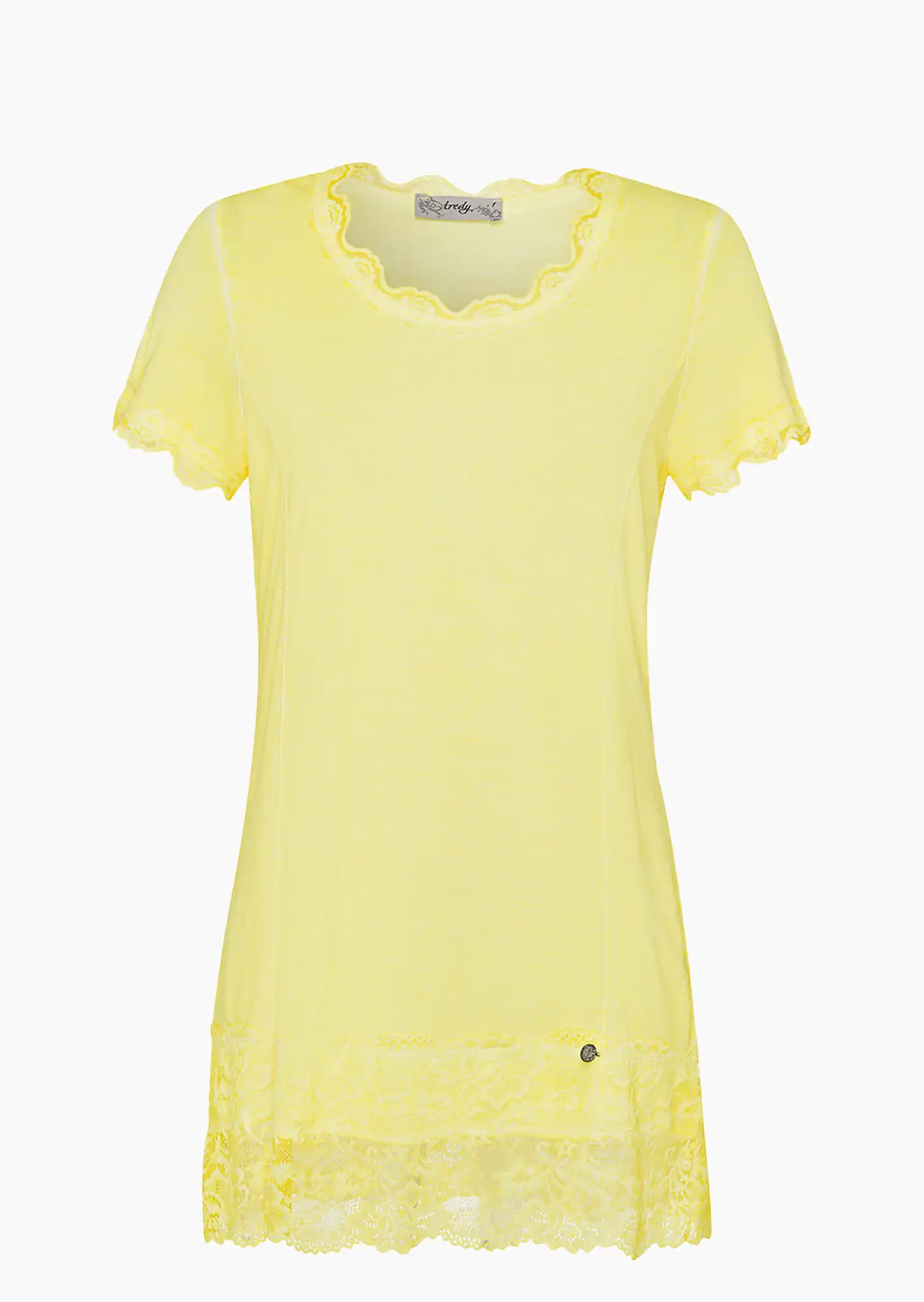 Basic Shirt ANNA, butter yellow