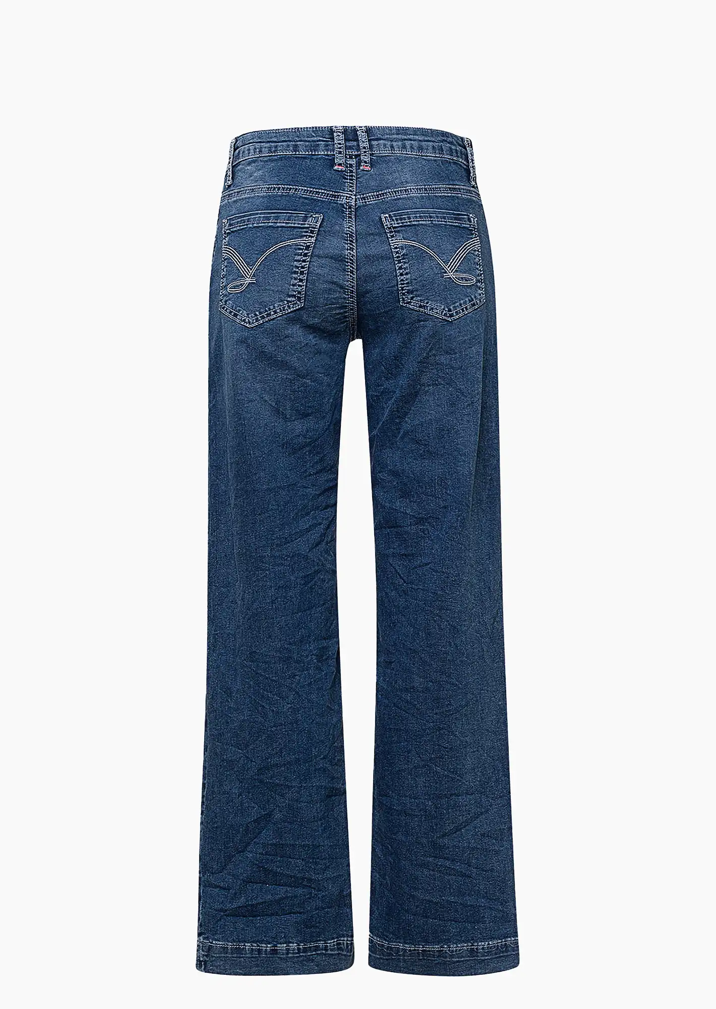 Wide Leg Jeans, blue denim