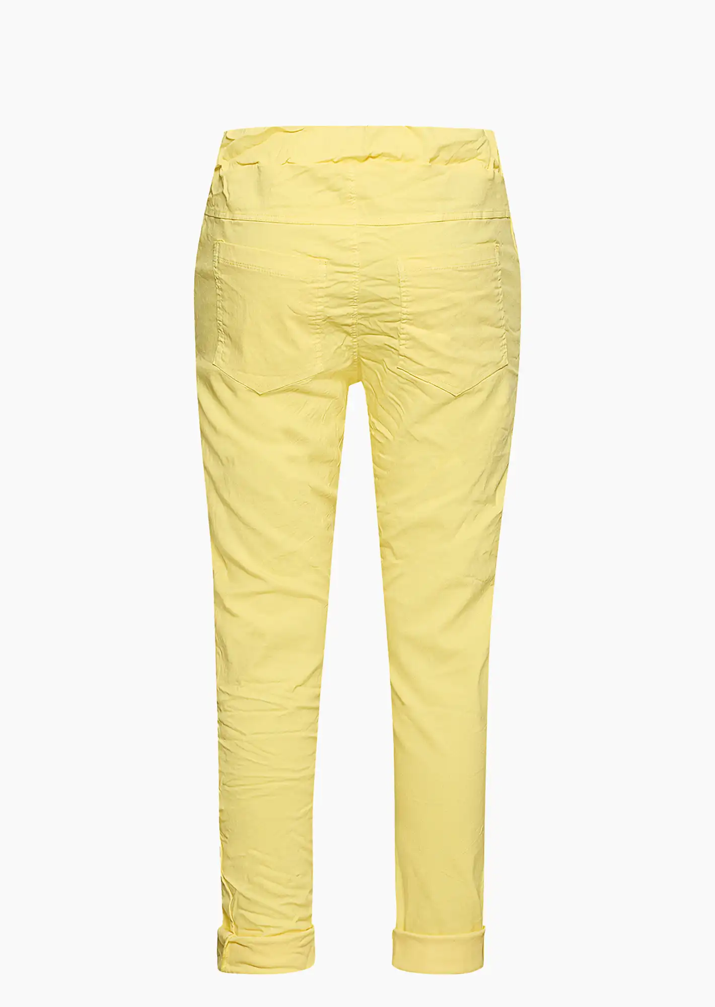 Joggpants 'Glitzer-Teddy', butter yellow