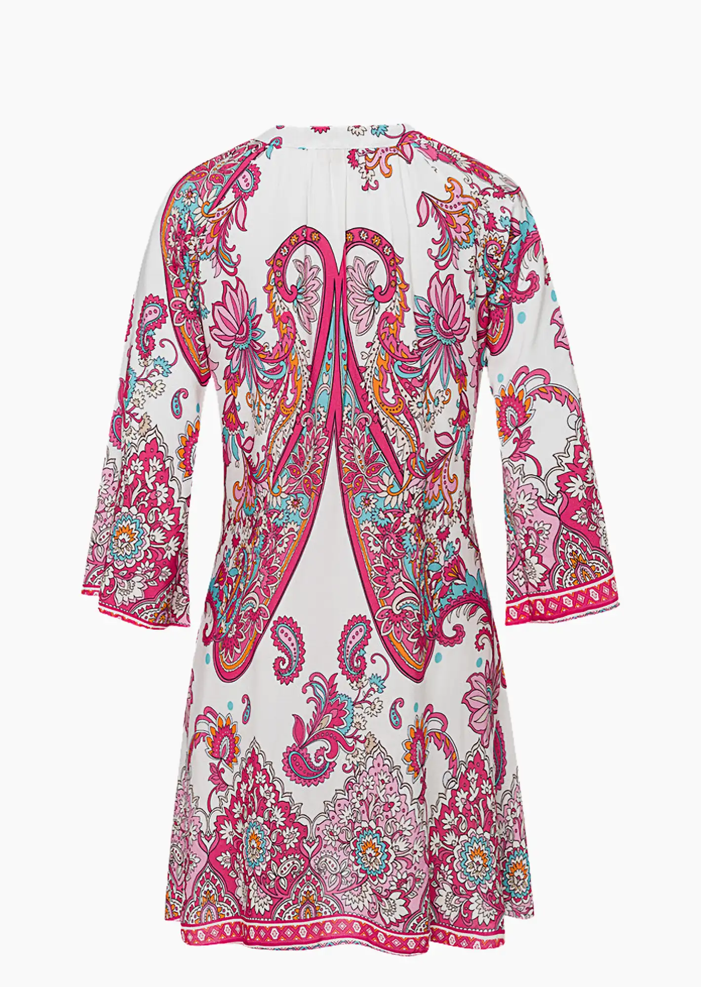 Tunika in Alloverprint, very berry