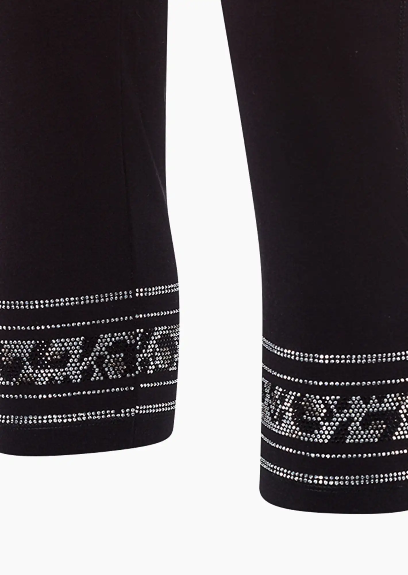 Capri-Leggings, schwarz