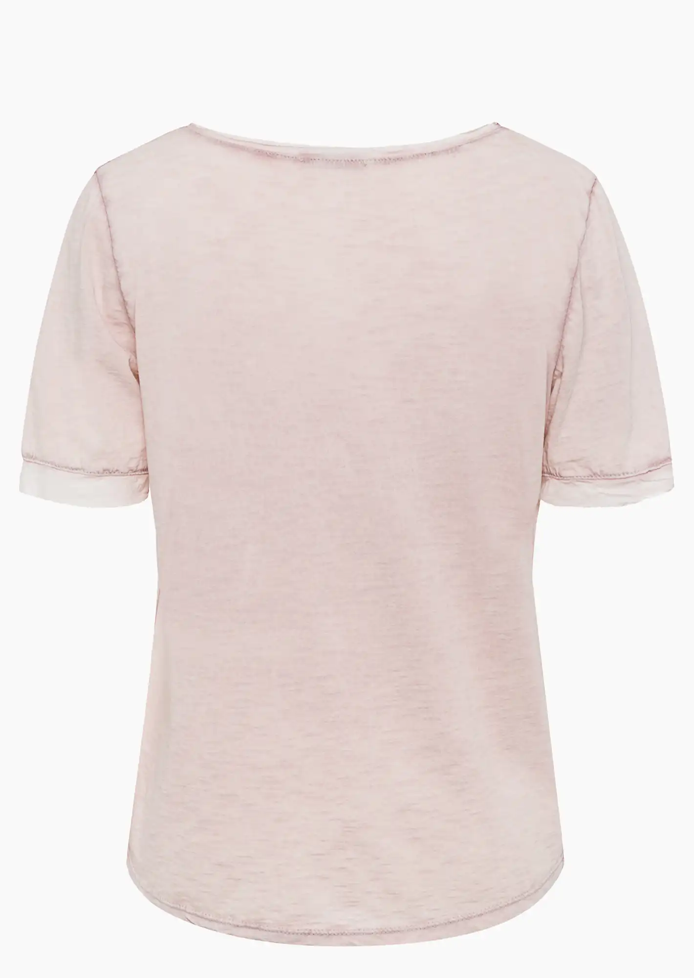 Shirt mit Ziersteinen, rosenholz
