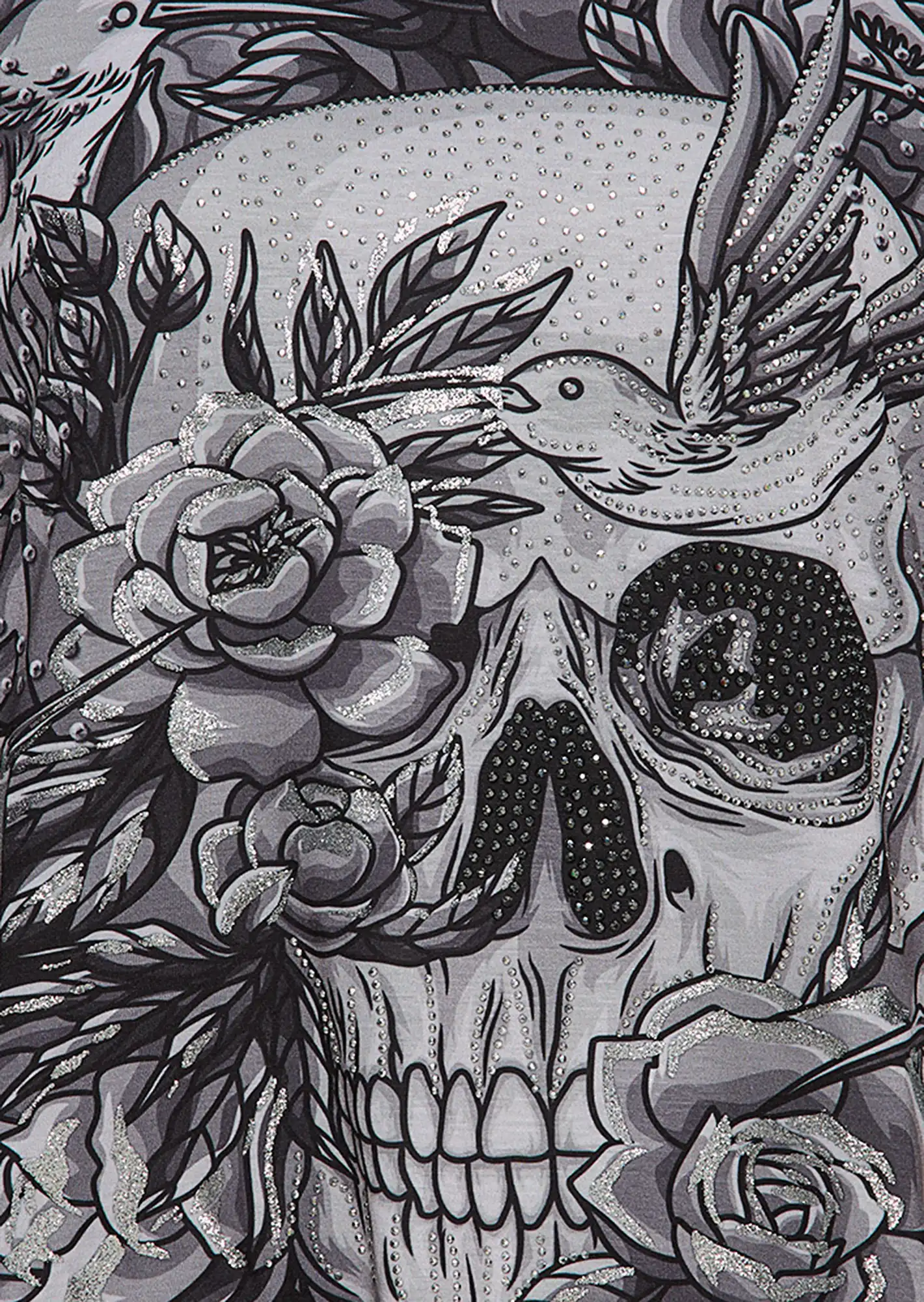 Shirt 'Skull', schwarz