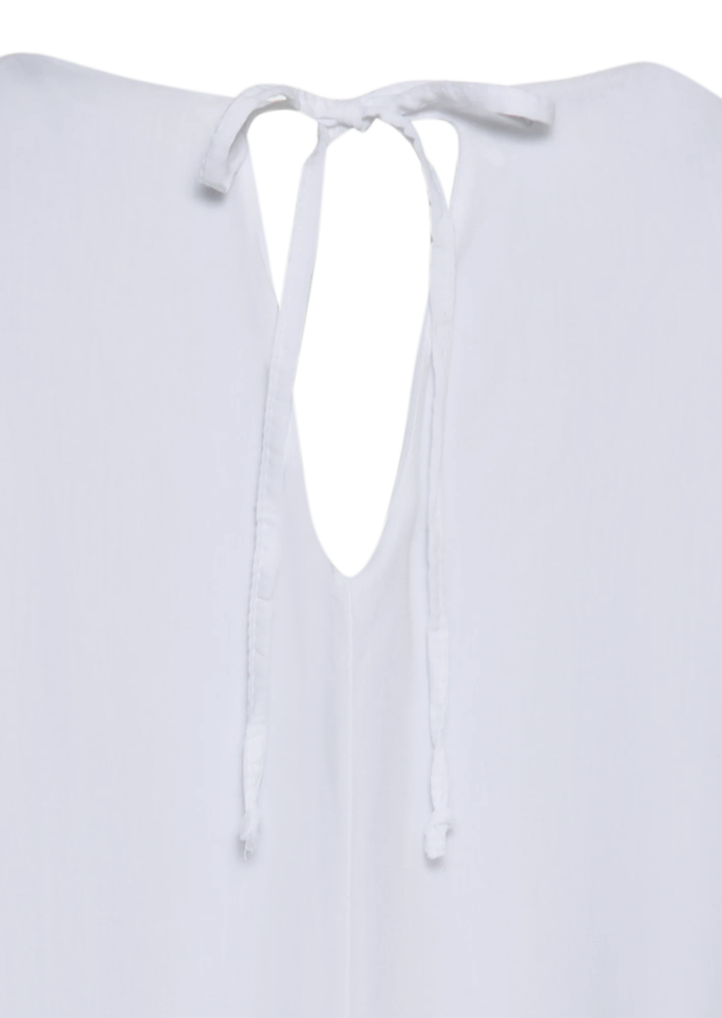 Top im Layering-Look, weiß