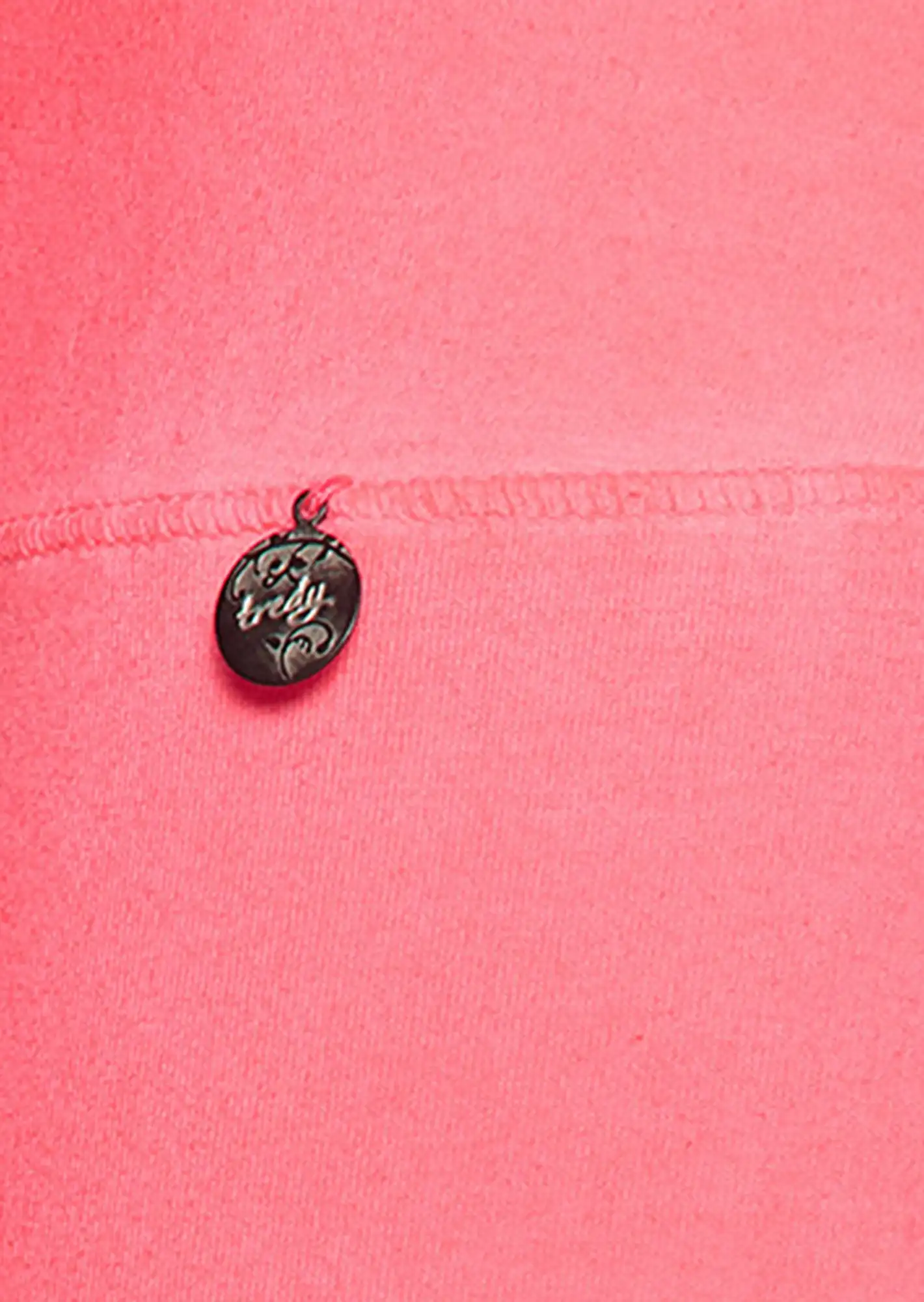 Capri-Leggings mit Galonstreifen, neon lobster