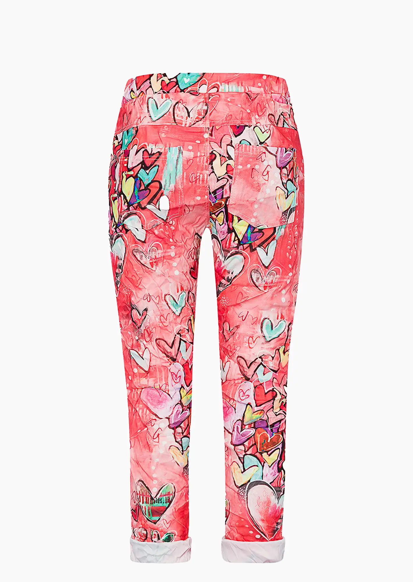 Joggpants mit Print, koralle