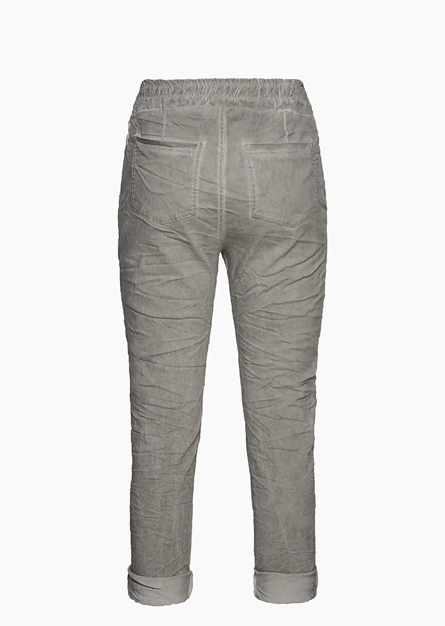 Joggpants mit Knöpfen, silber