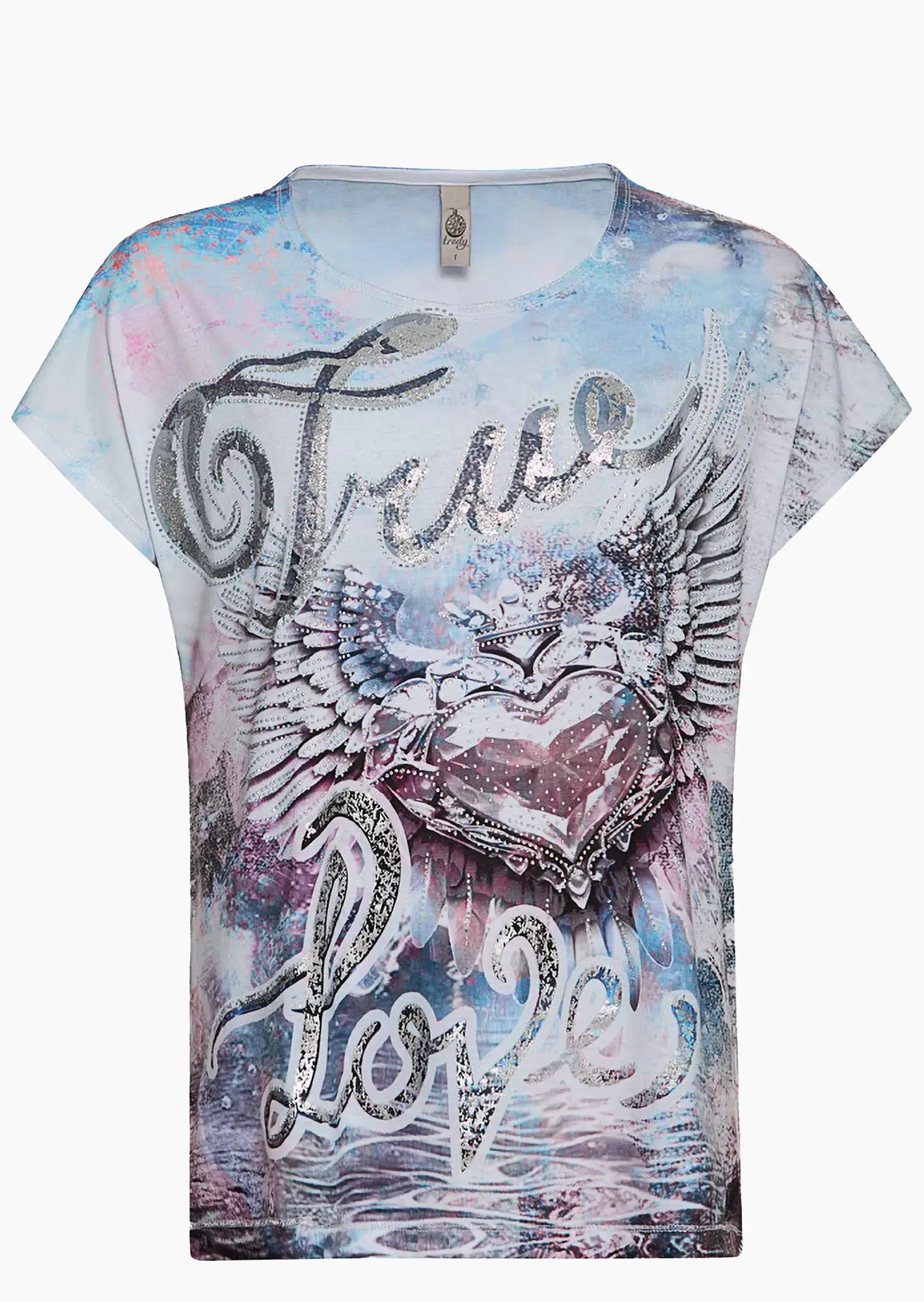Shirt 'True Love', denim
