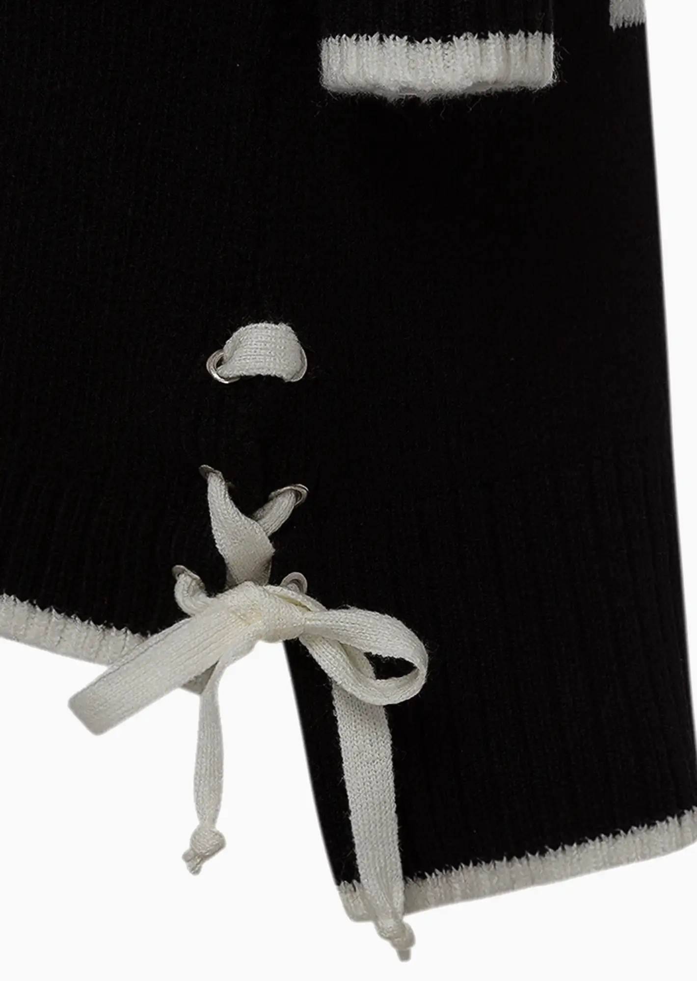 Strickmantel 'SHINE', schwarz