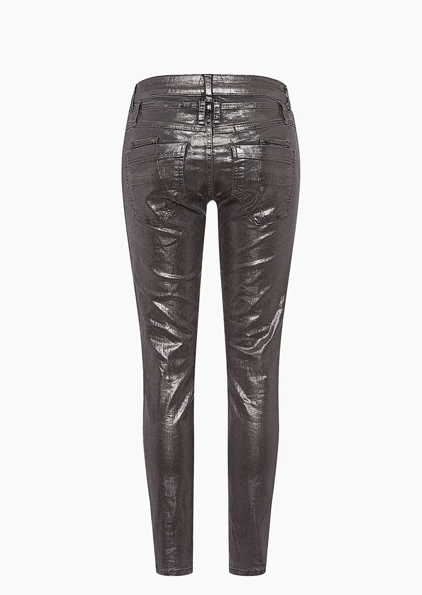 Jeans mit Schimmer, grey-silber