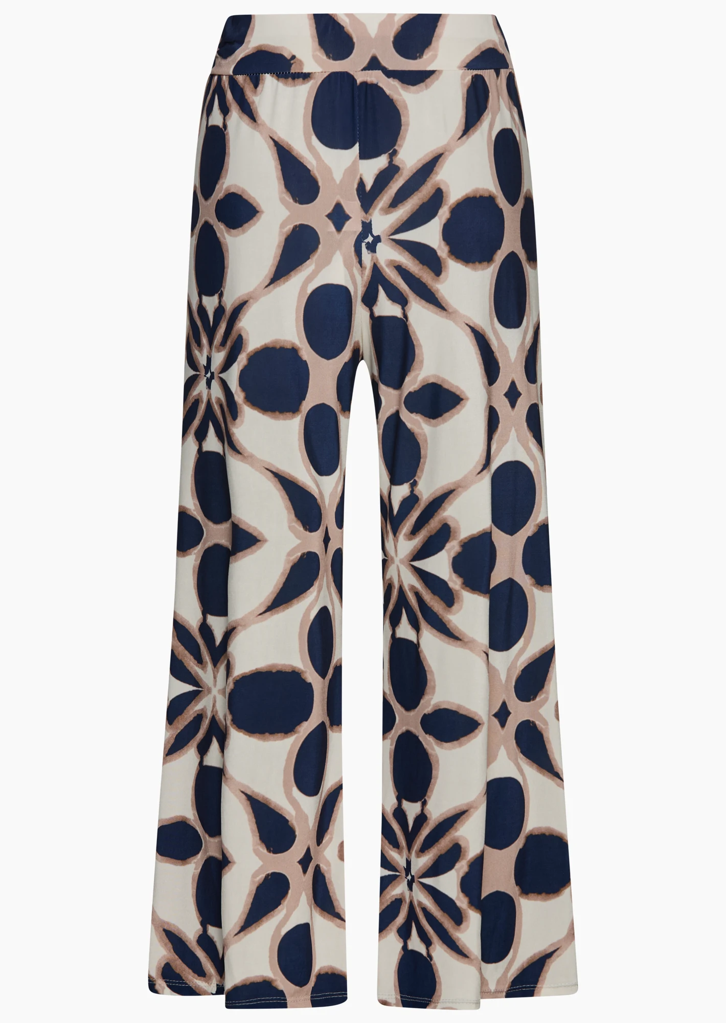 Wide Leg Hose, blau
