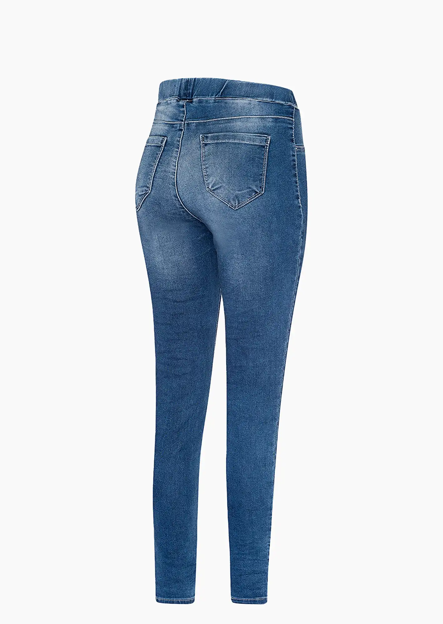 Jeggings mit Ziersteinen, blue denim