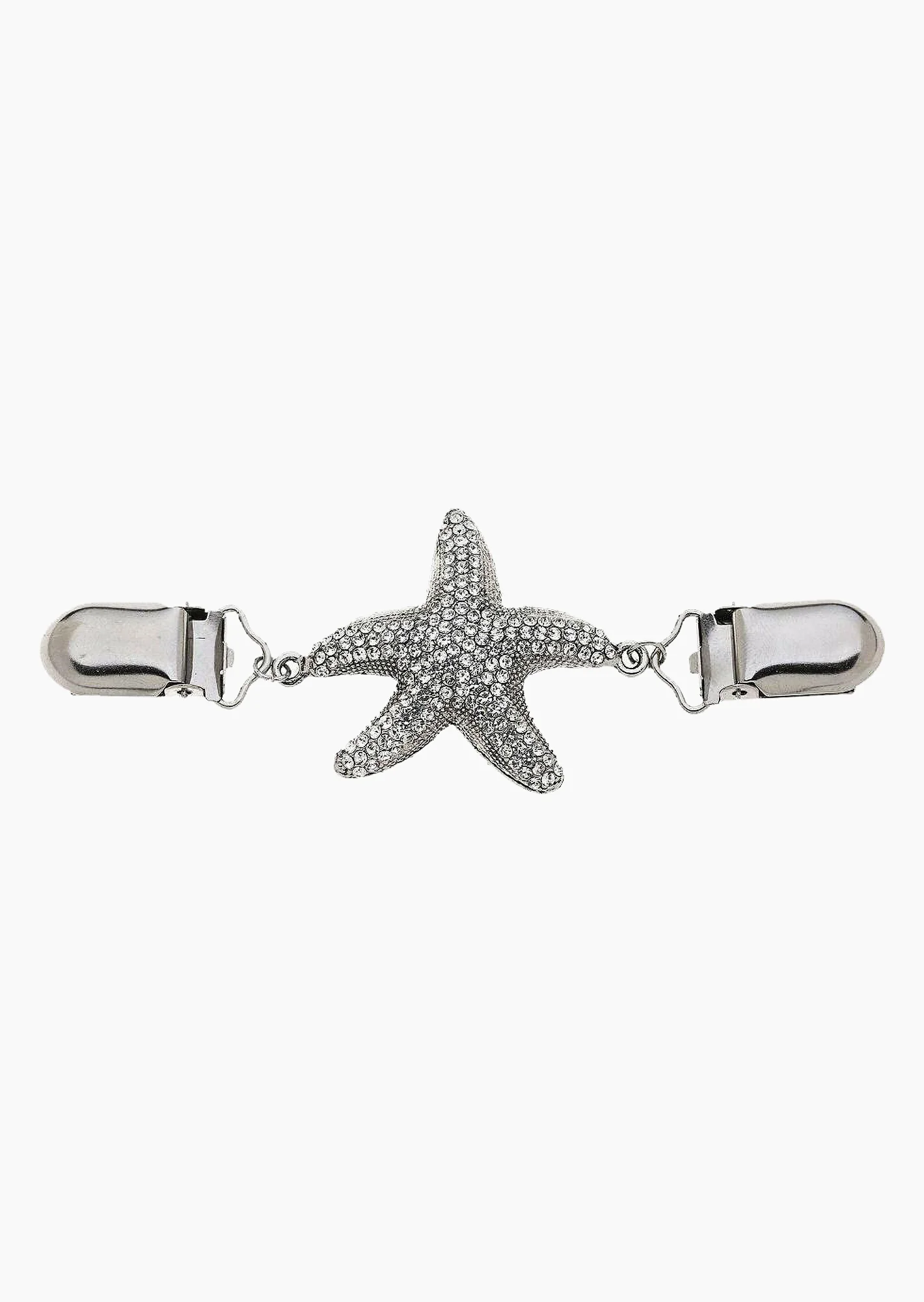 Blusenklammer 'Seestern', silber