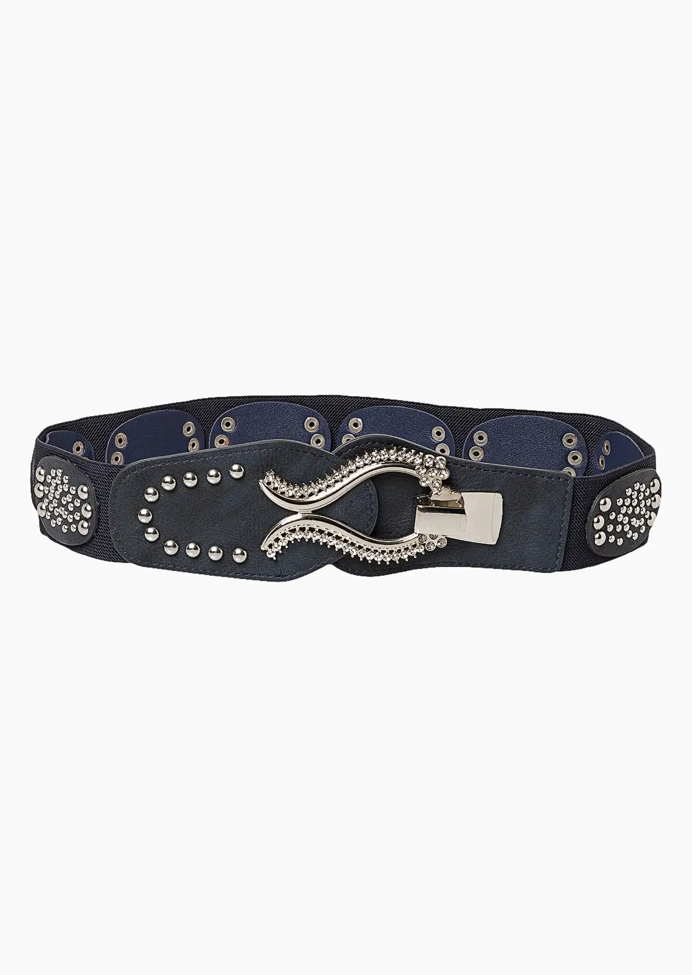 Gürtel mit Nieten, navy