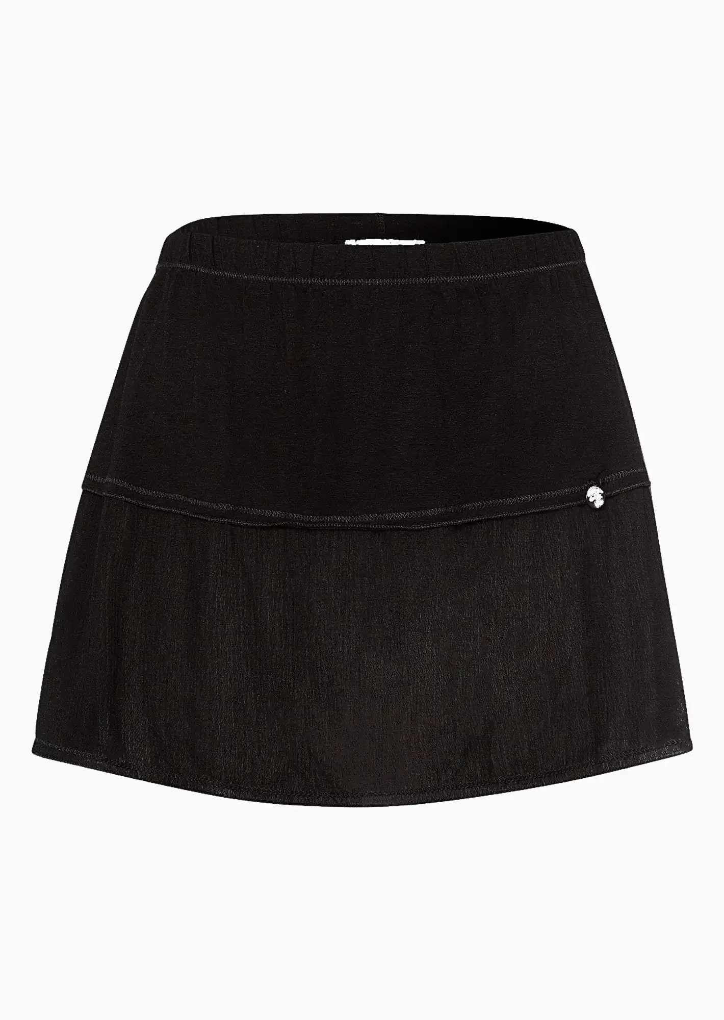 Shirtverlängerung, schwarz