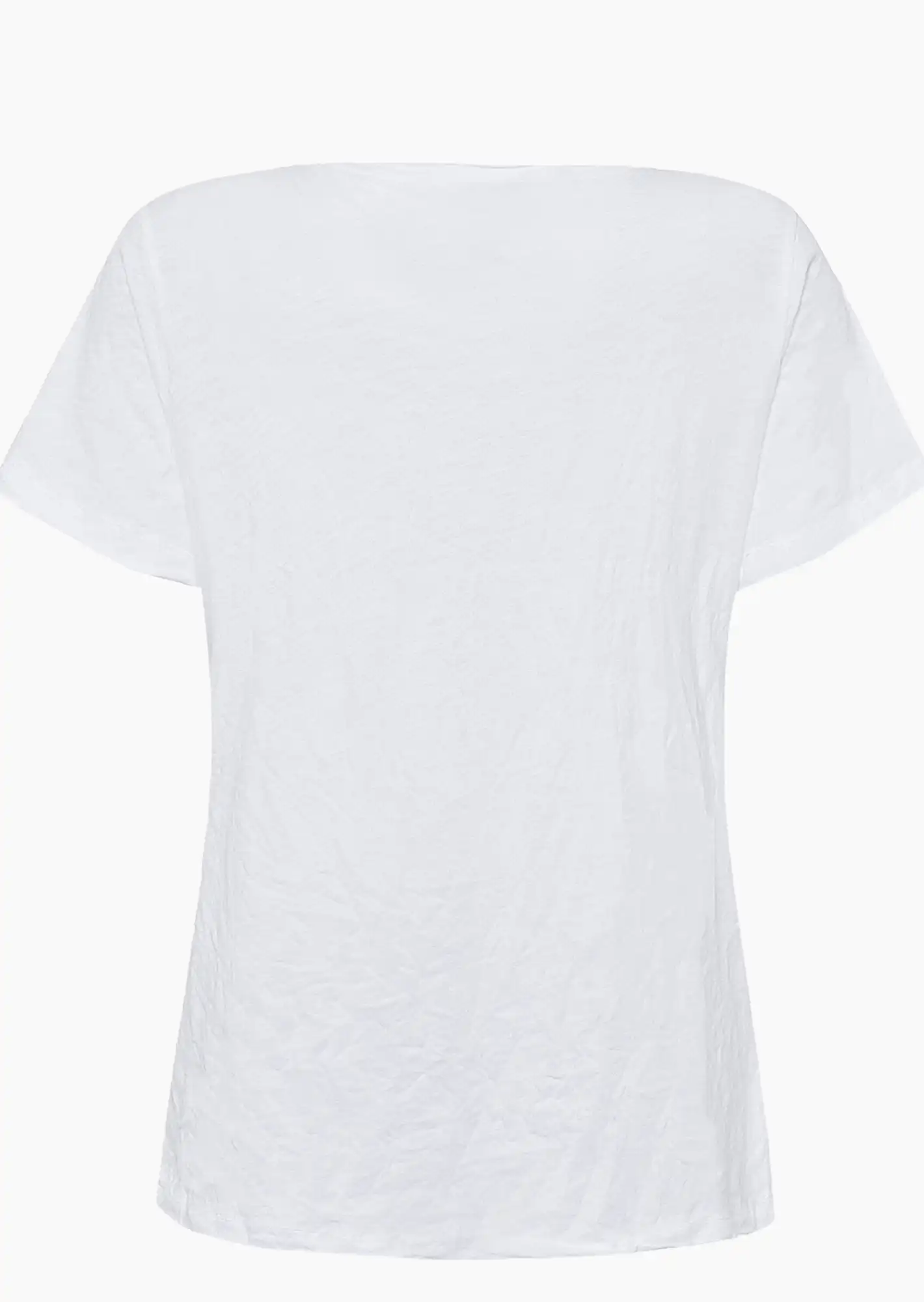 Shirt mit Lettering, weiß