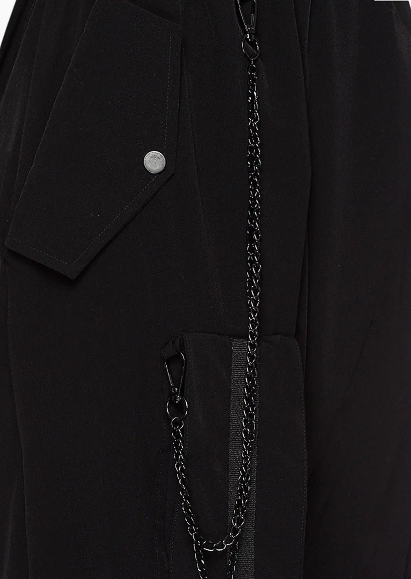 Haremshose mit Kette, schwarz