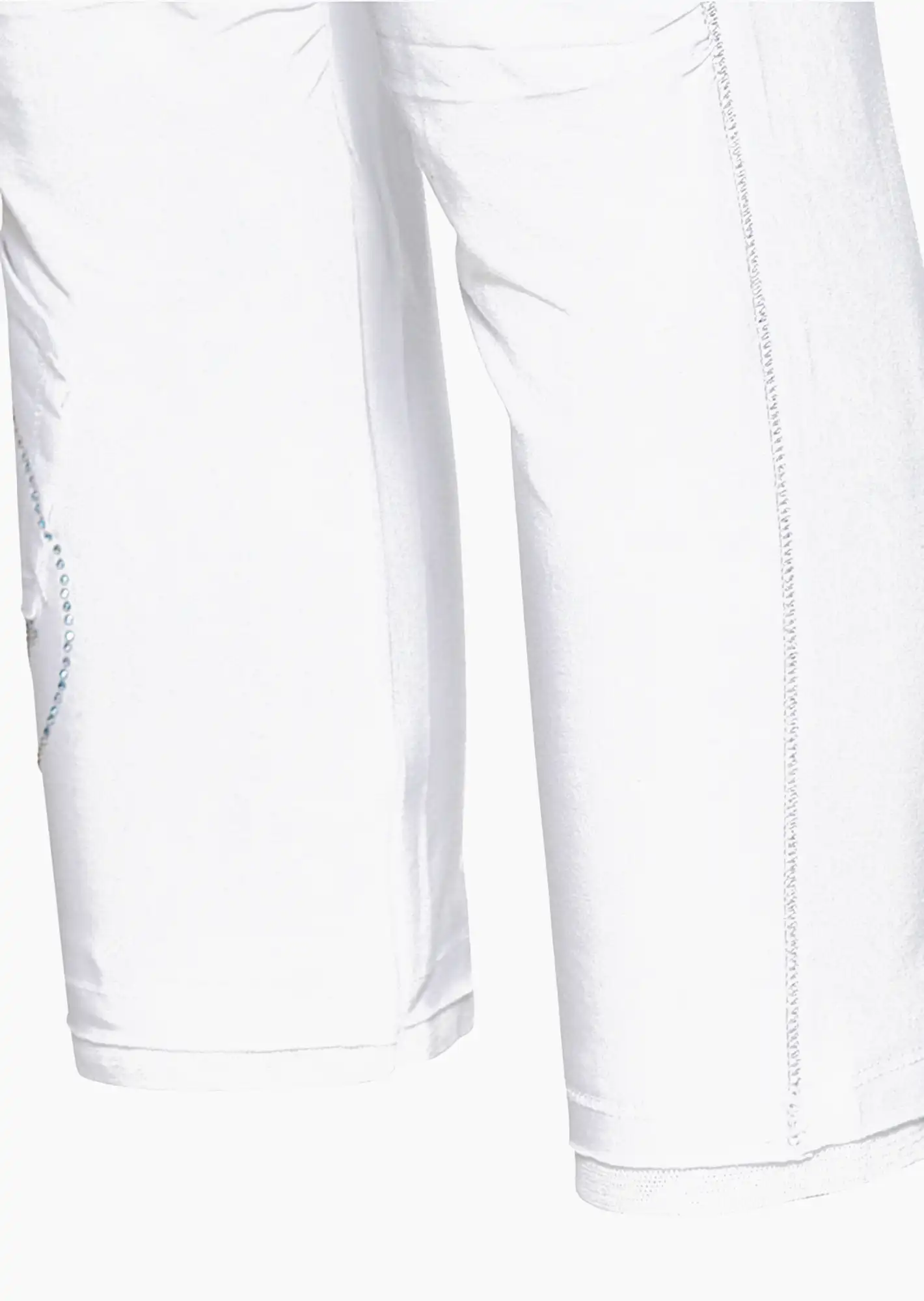 Leggings 'Smiley', weiß