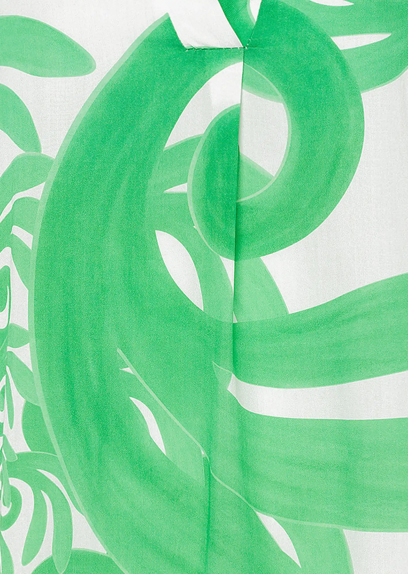 Bluse im Alloverprint, minze