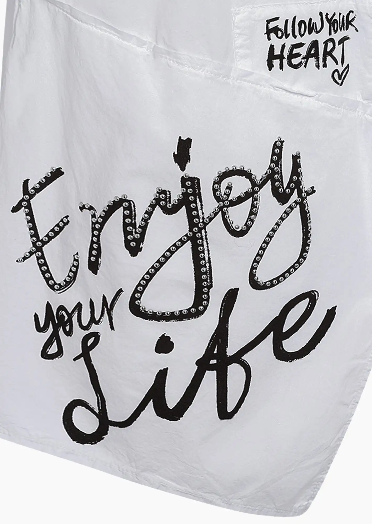 Bluse 'Enjoy', weiß